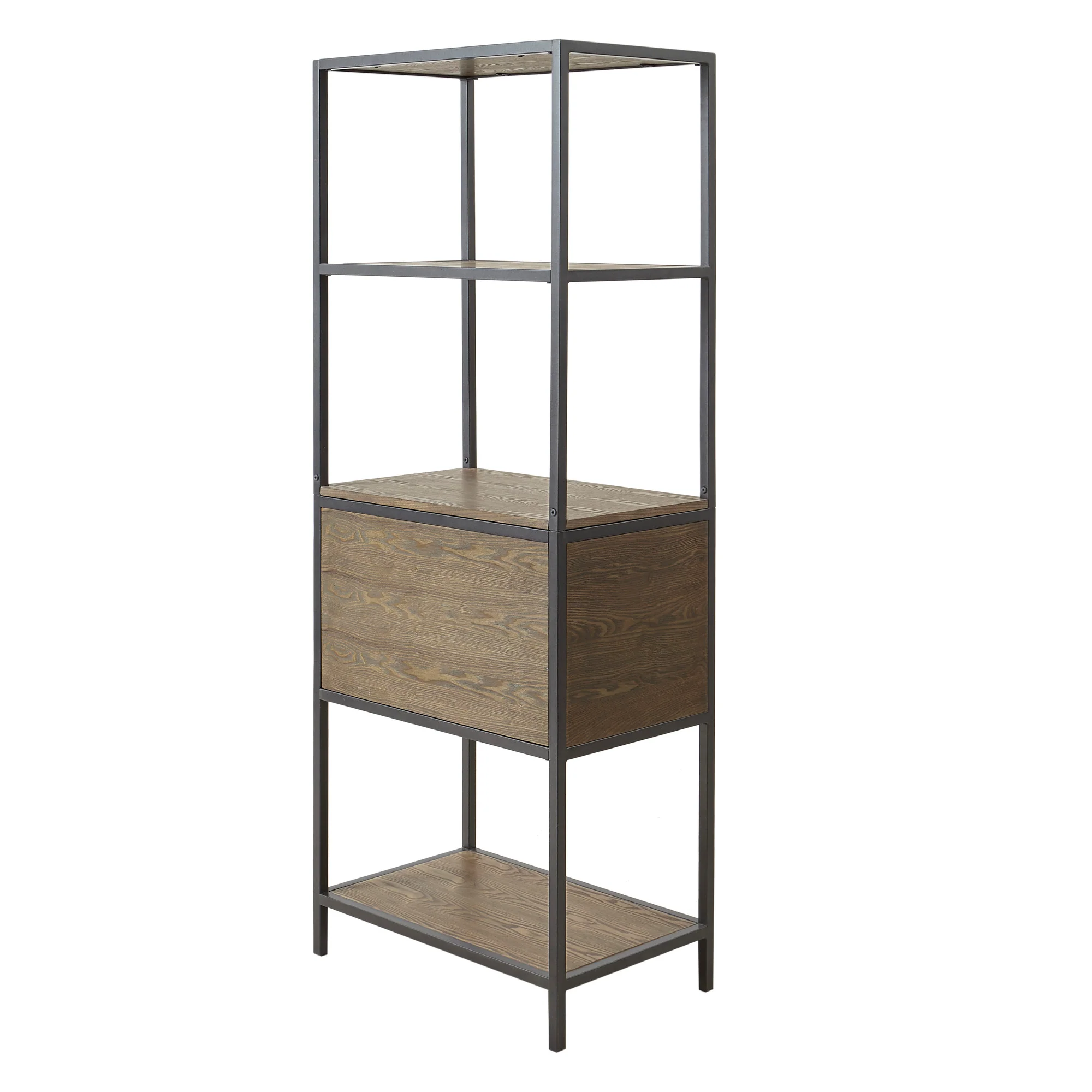 Darley 3-Shelf Bookcase with Storage Cabinet - Image 5