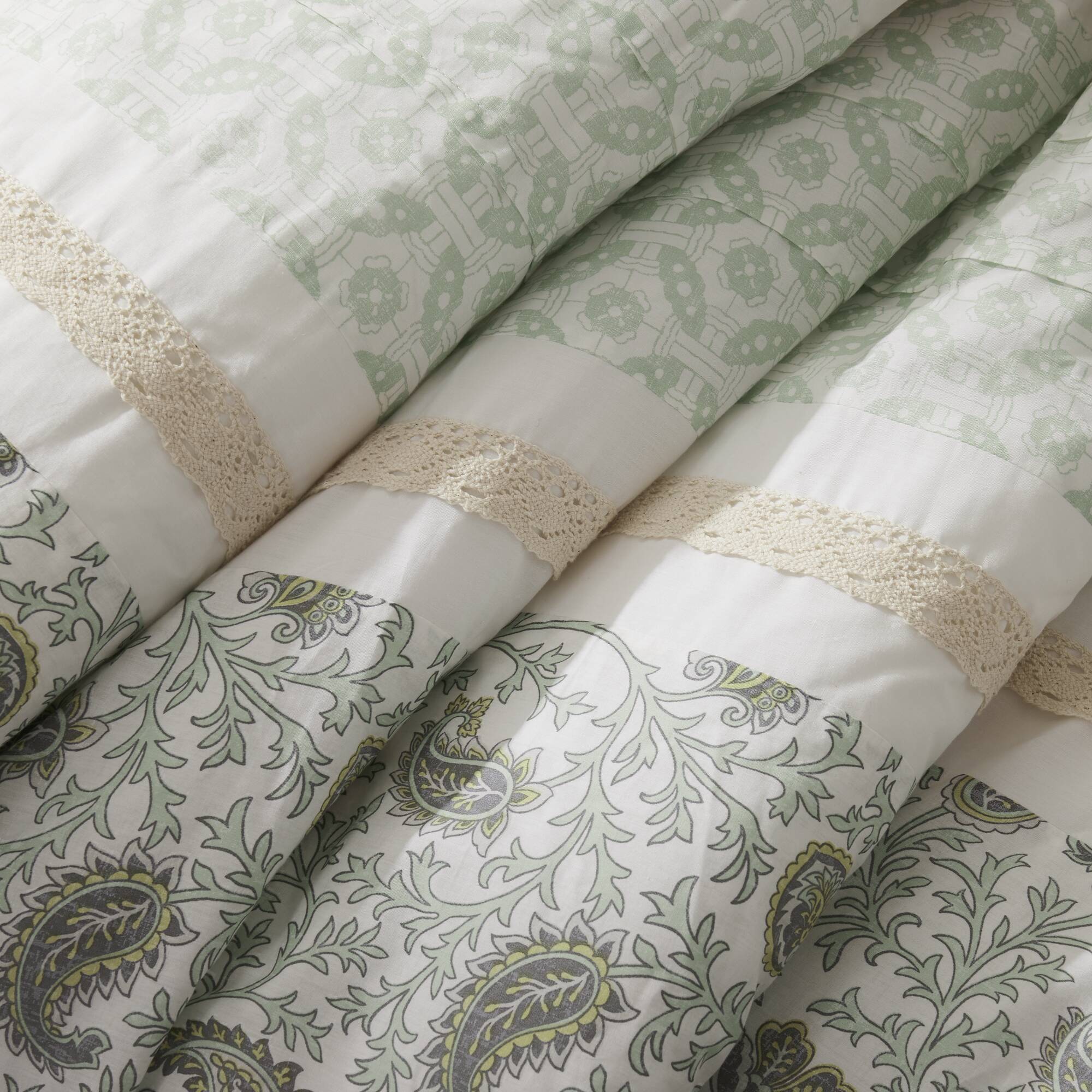 Dawn 9-Piece Cotton Percale Comforter Set - Image 21