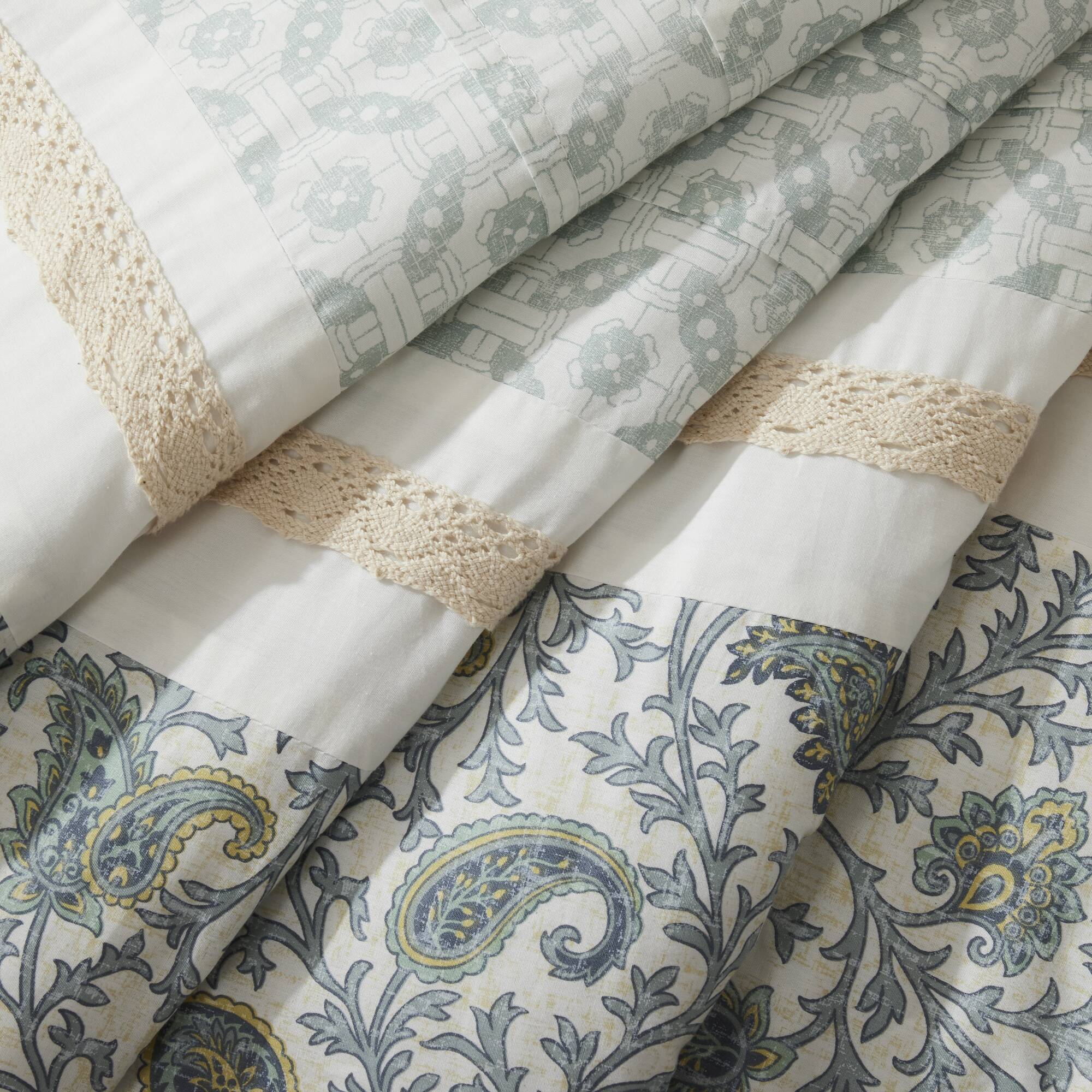 Dawn 9-Piece Cotton Percale Comforter Set - Image 70