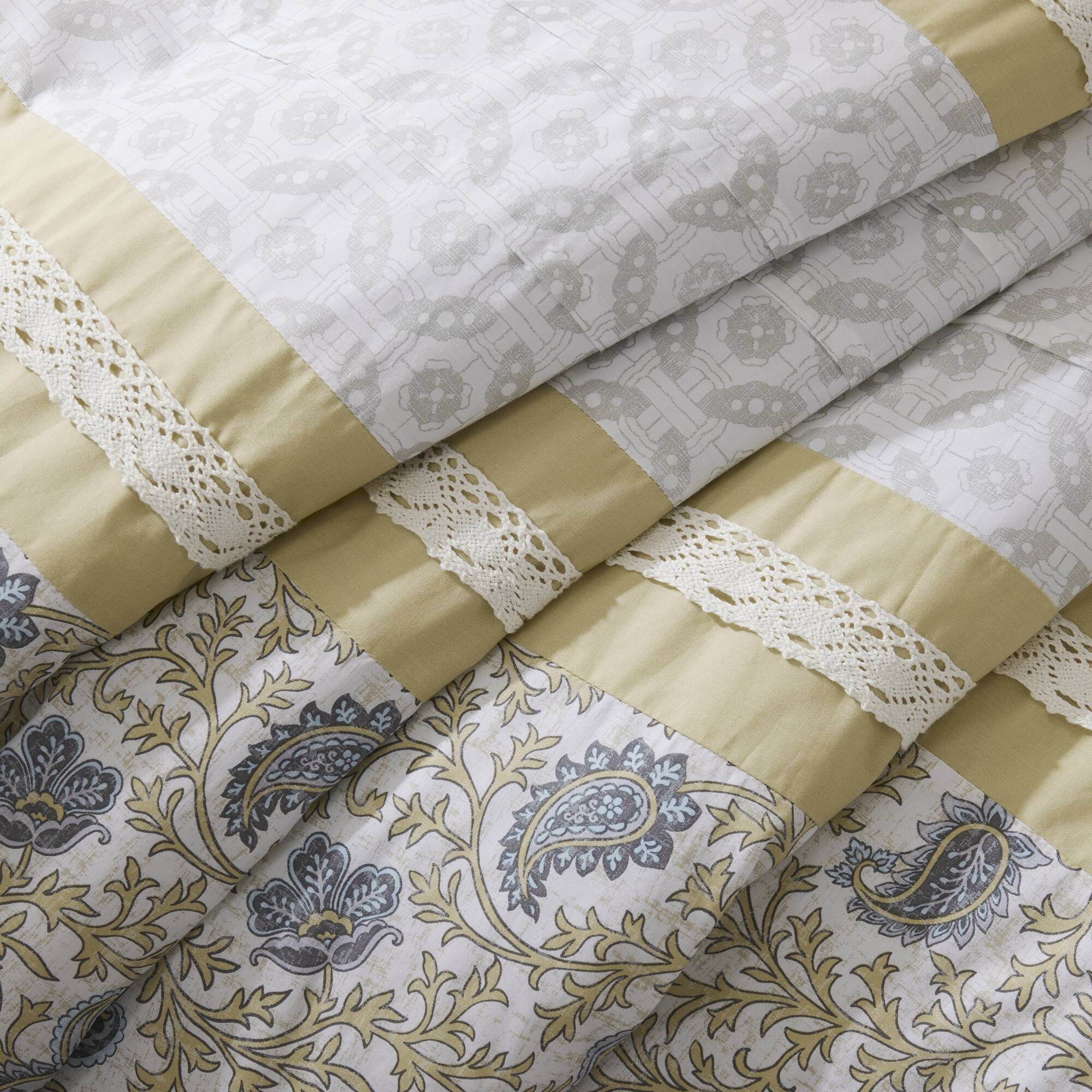 Dawn 9-Piece Cotton Percale Comforter Set - Image 82