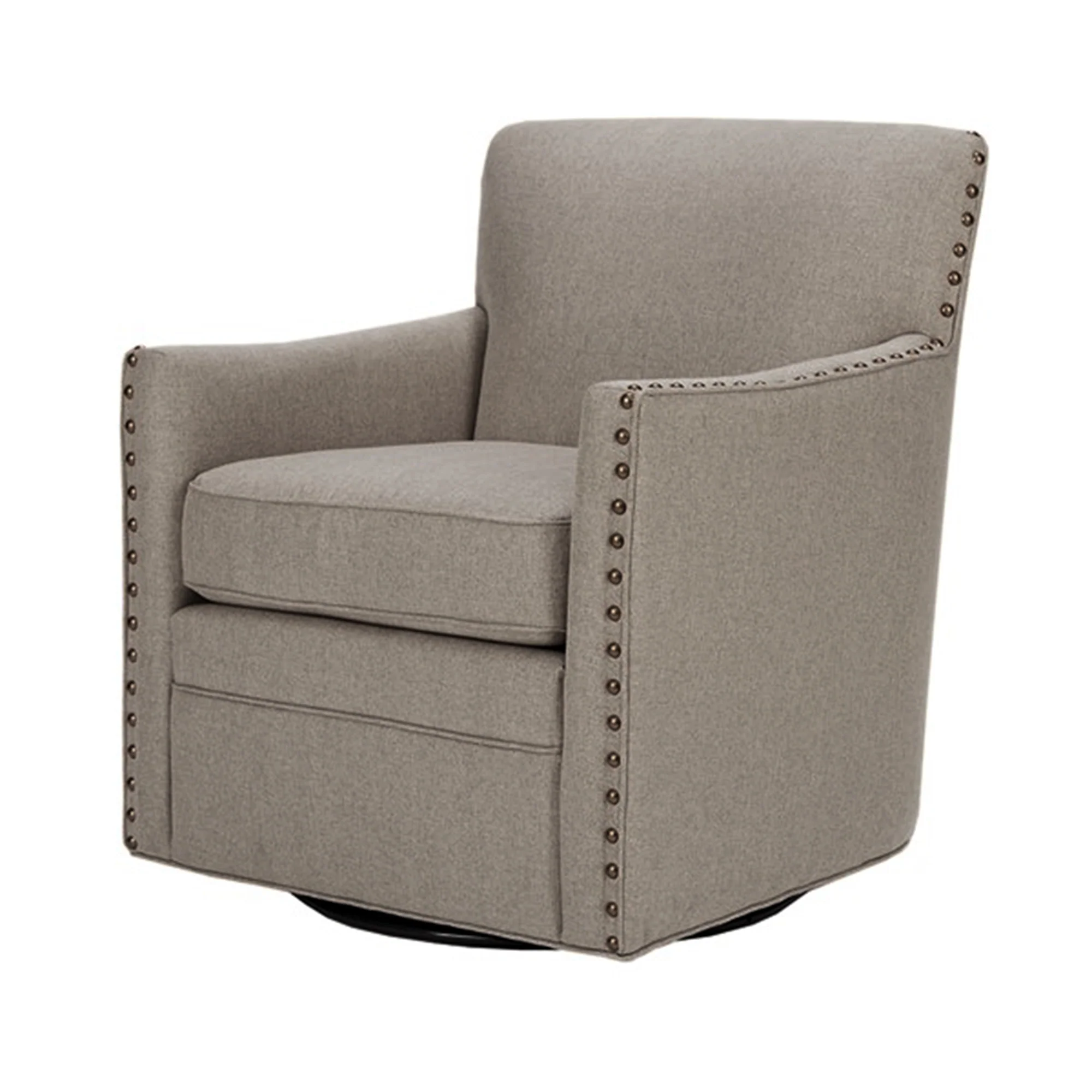 Devrim Herringbone Texture Swivel Chair - Image 3