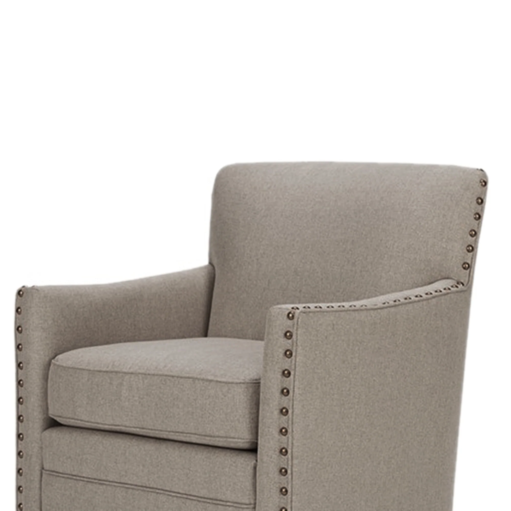 Devrim Herringbone Texture Swivel Chair - Image 6