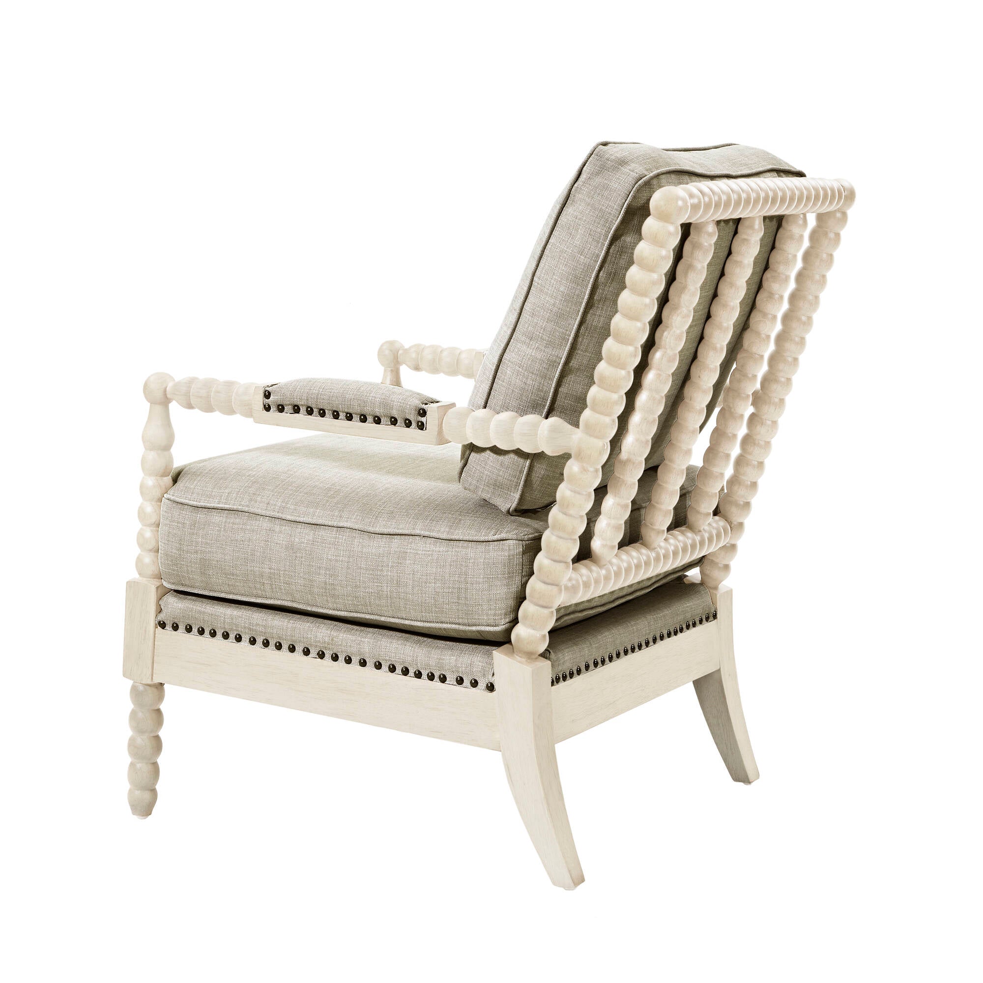 Donohue Turned Wood Frame Armchair - Image 10