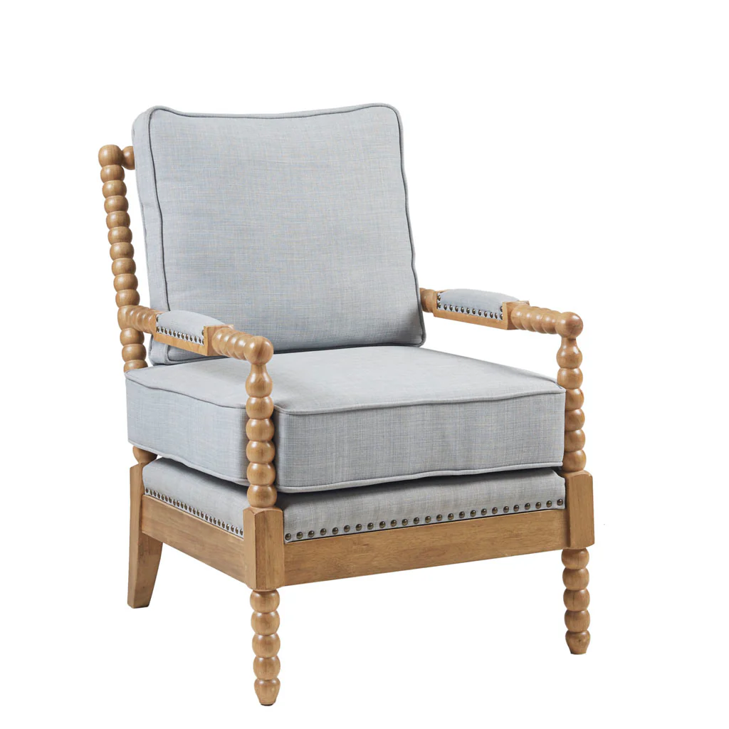 Donohue Turned Wood Frame Armchair - Image 21