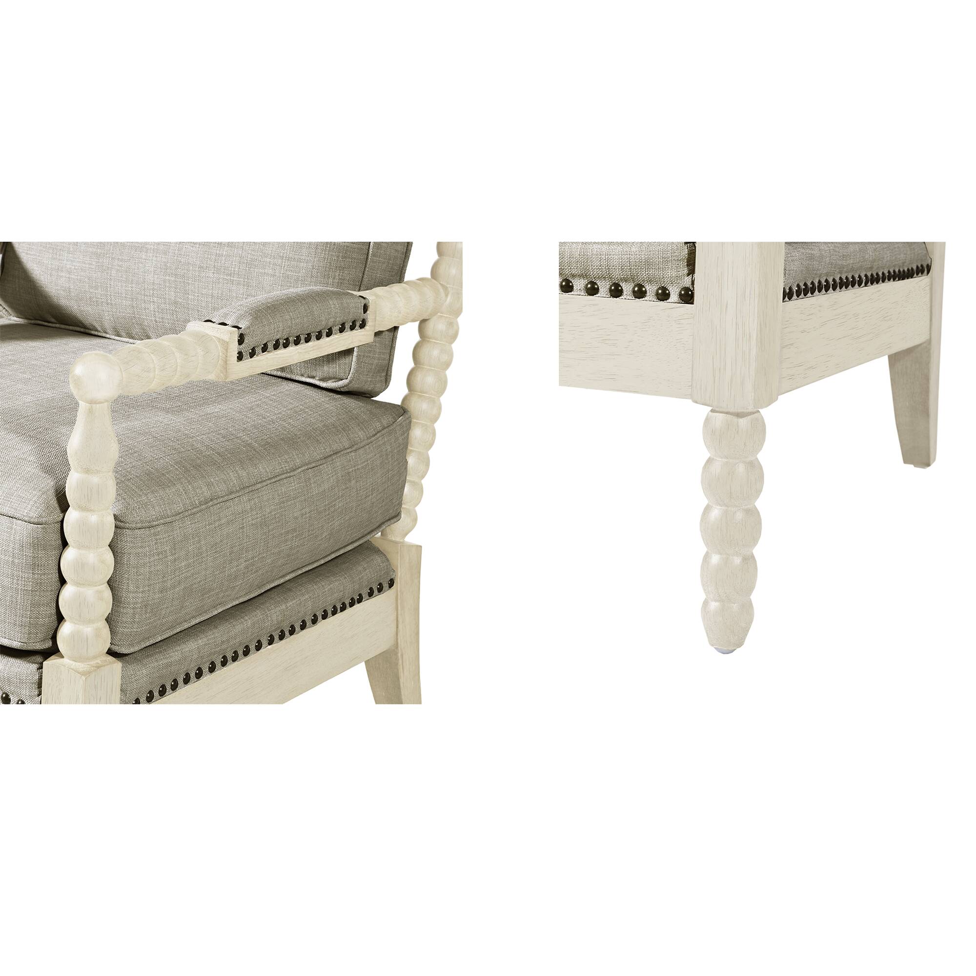 Donohue Turned Wood Frame Armchair - Image 33