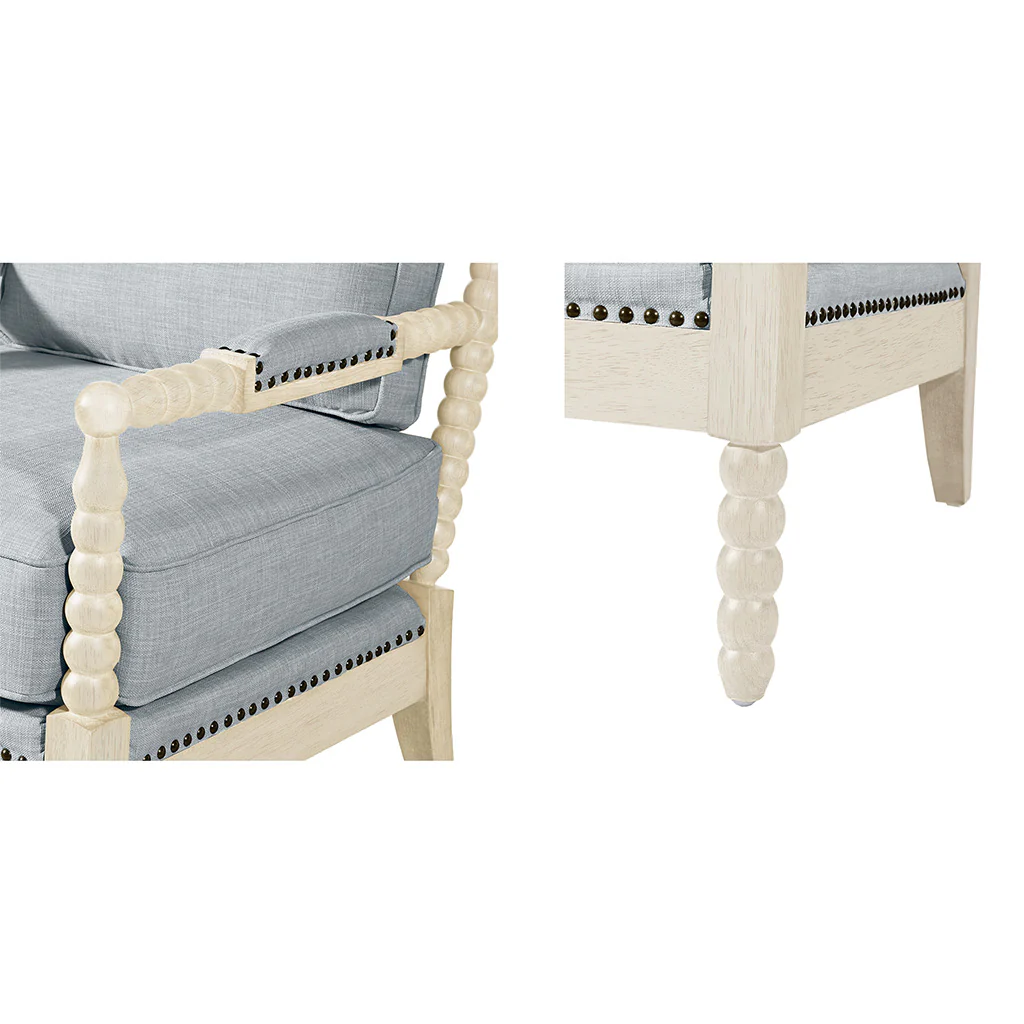 Donohue Turned Wood Frame Armchair - Image 41
