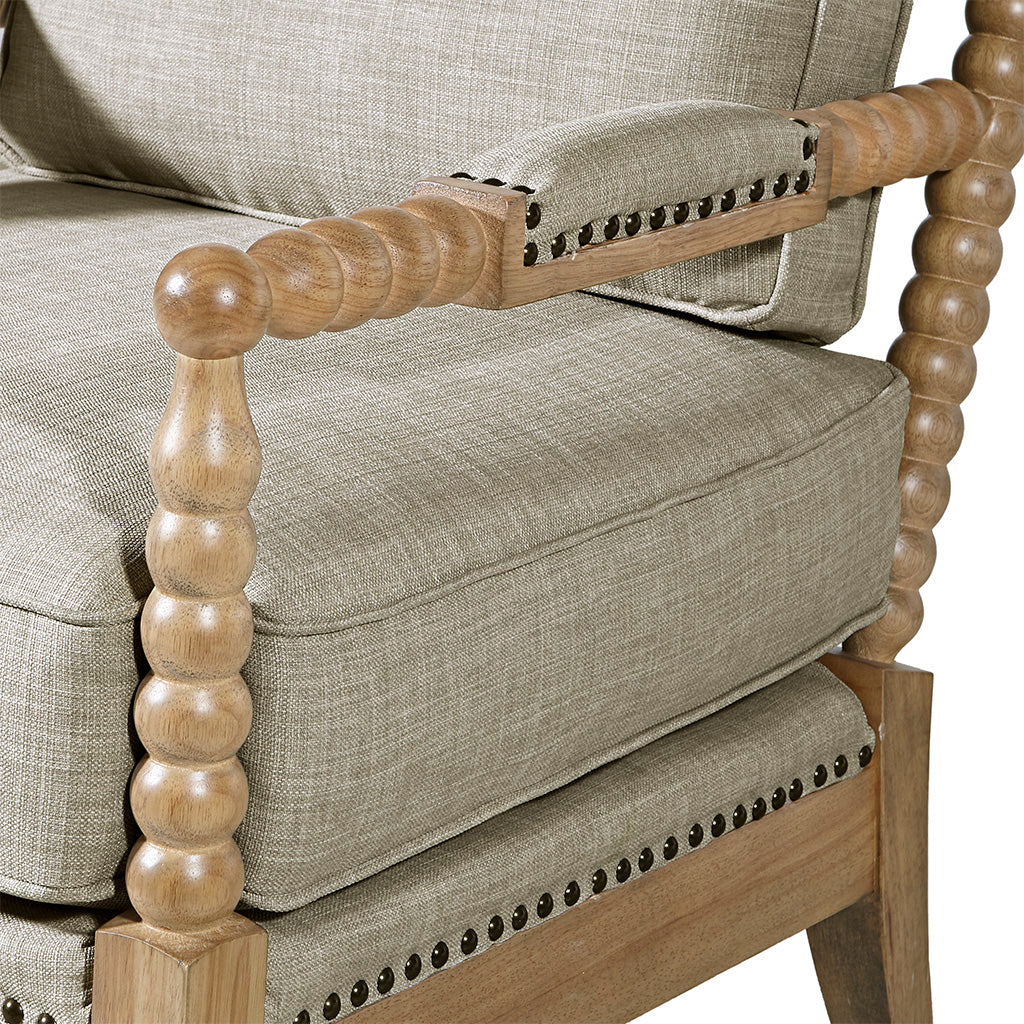 Donohue Turned Wood Frame Armchair - Image 46