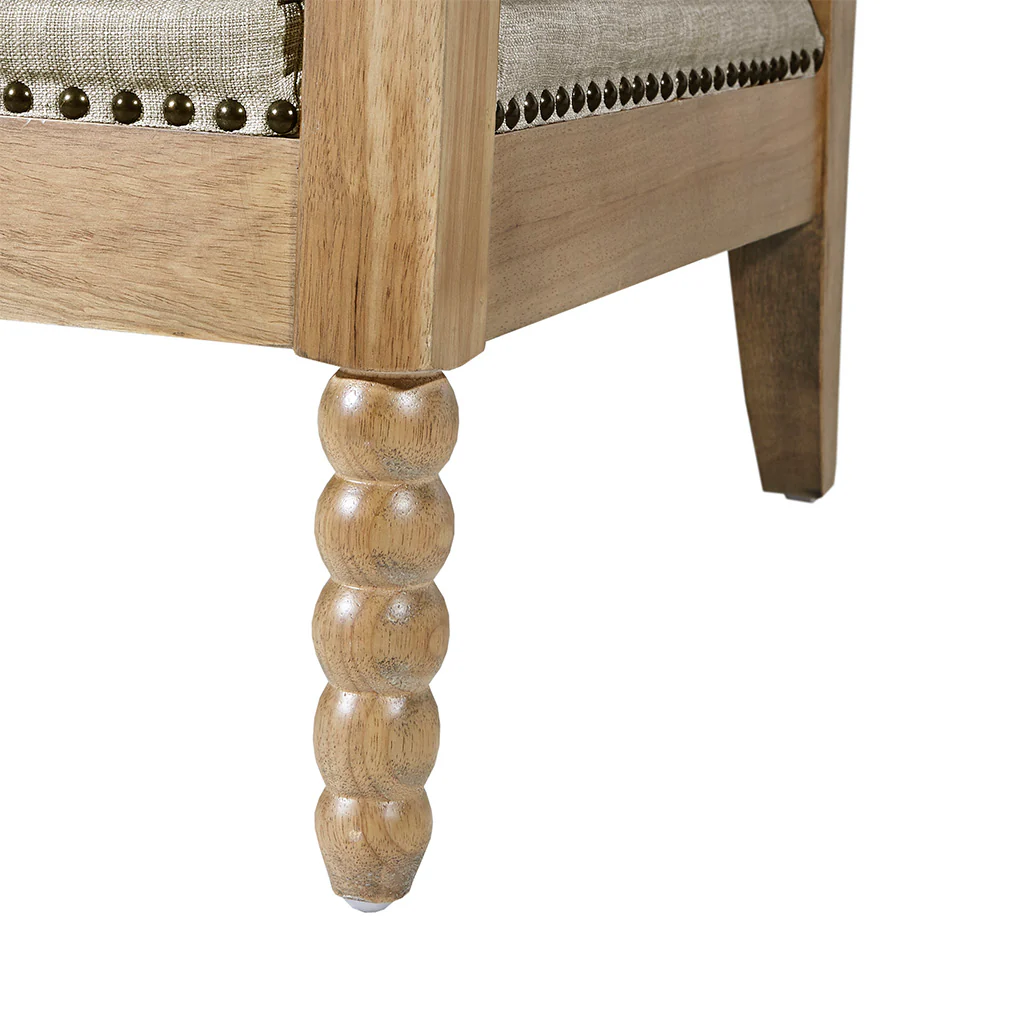 Donohue Turned Wood Frame Armchair - Image 48
