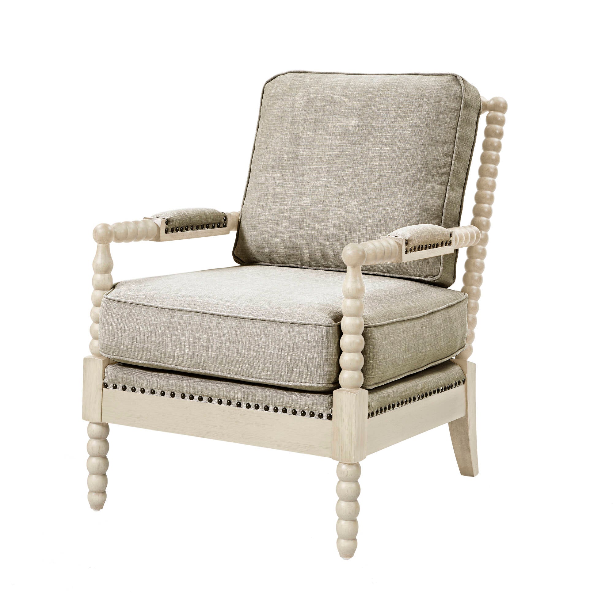 Donohue Turned Wood Frame Armchair - Image 5
