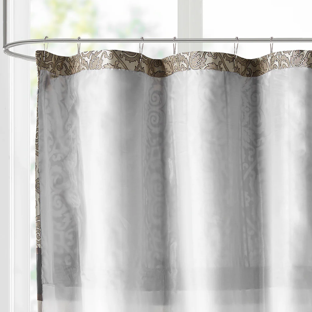 Donovan Embroidered Shower Curtain - Image 12
