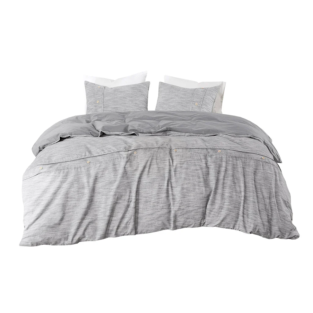 Dover 3-Piece Organic Cotton Oversized Duvet Cover Set - Image 31
