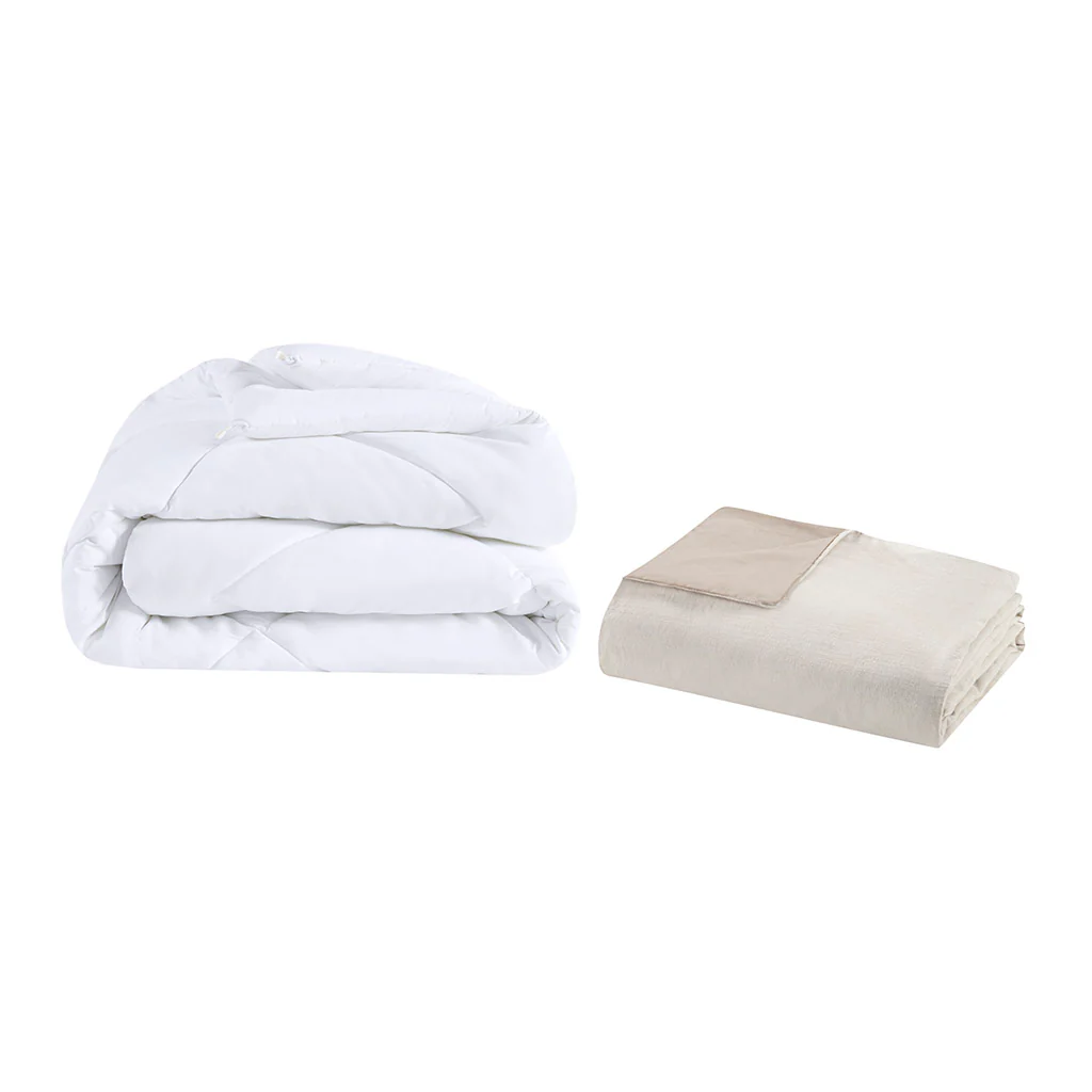 Dover 5-Piece Organic Cotton Oversized Comforter Cover Set w/removable insert - Image 13
