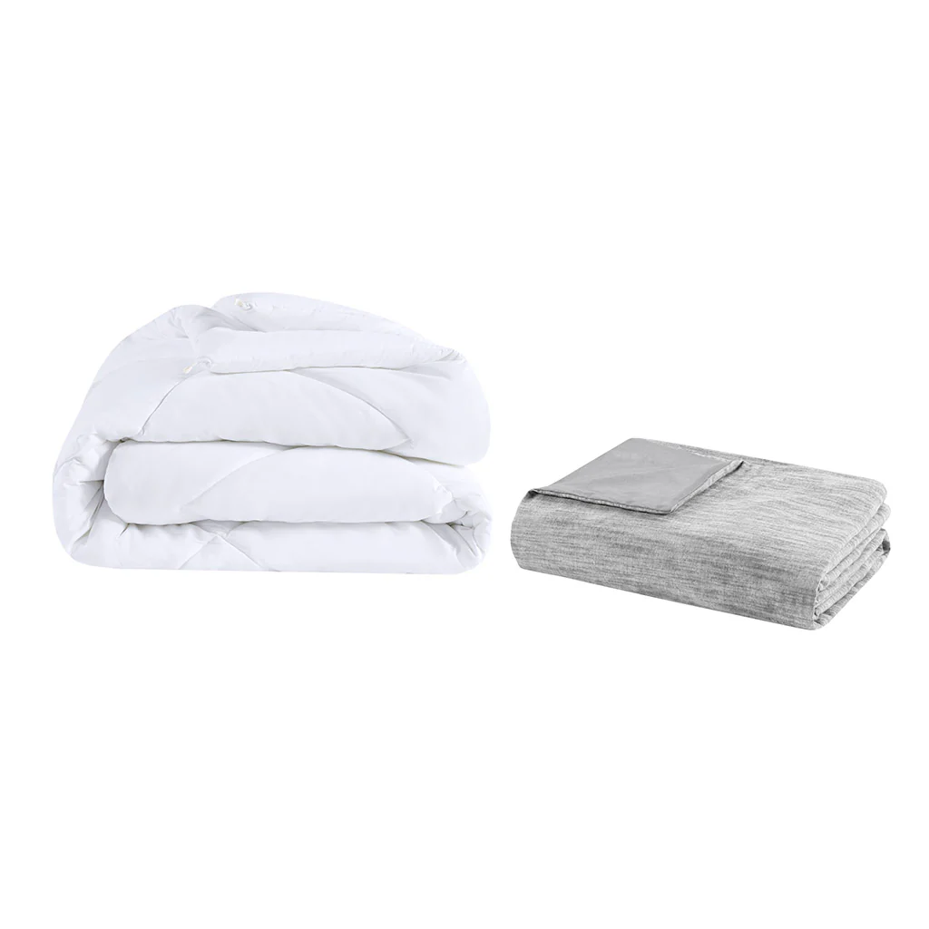 Dover 5-Piece Organic Cotton Oversized Comforter Cover Set w/removable insert - Image 31