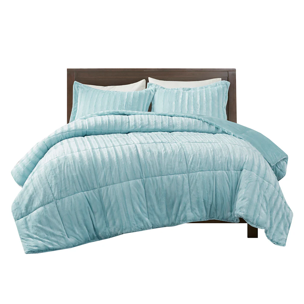 Duke Faux Fur Comforter Mini Set - Image 27