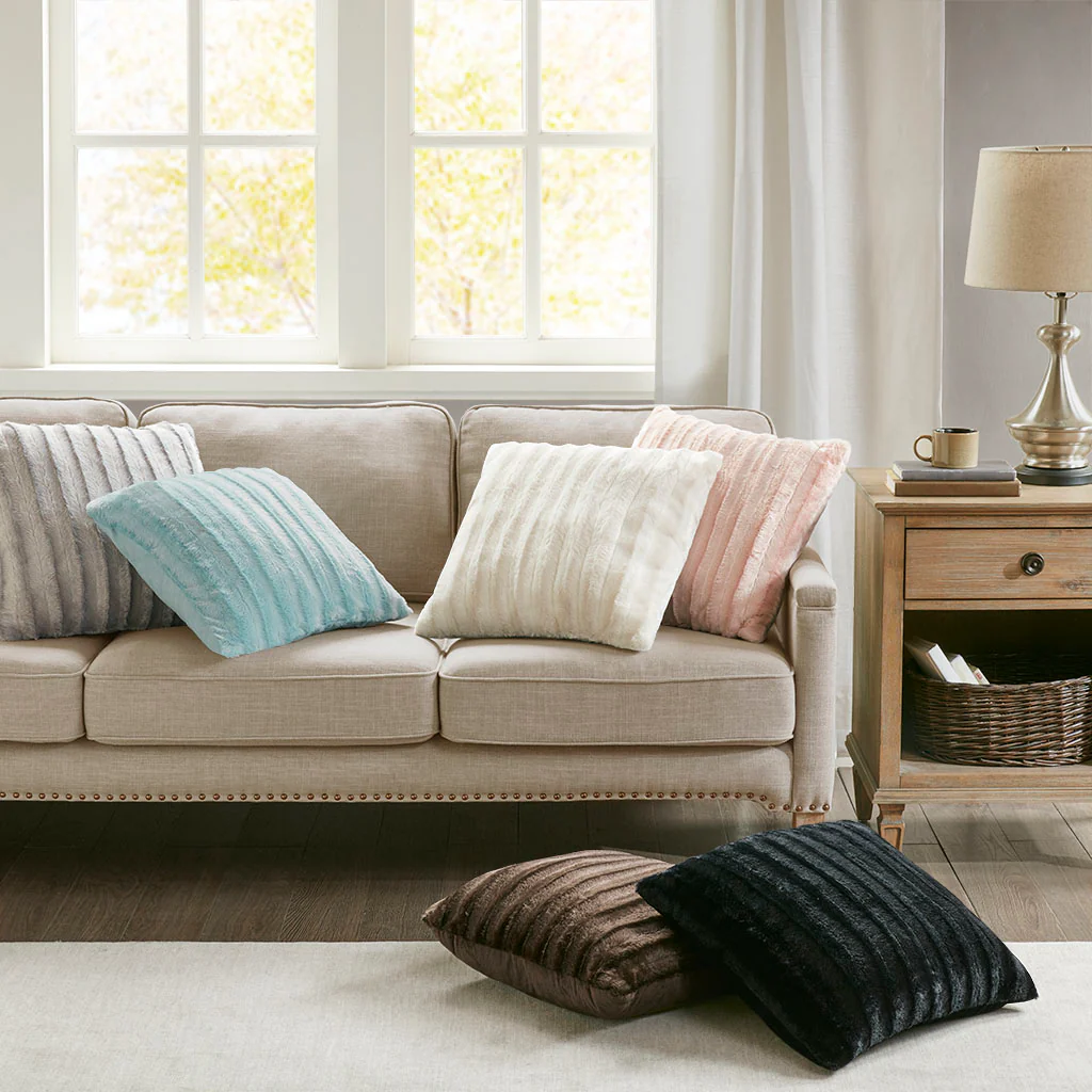 Duke Faux Fur Square Pillow - Image 12