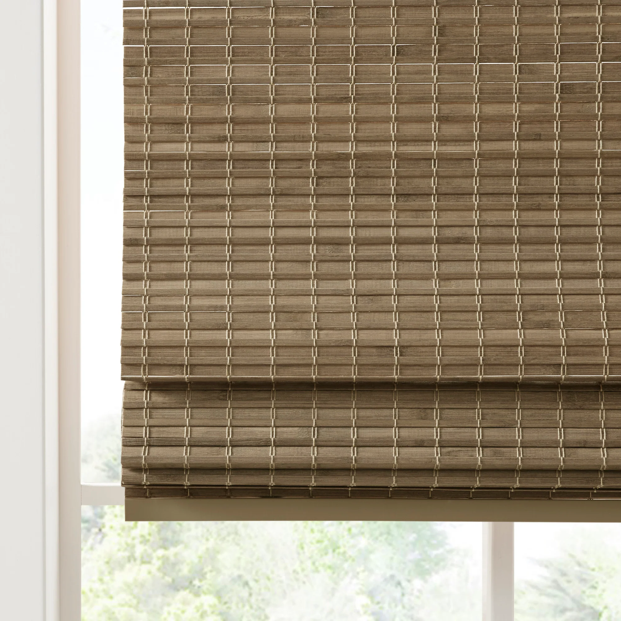 Eastfield Bamboo Light Filtering Roman Shade 64"L - Image 4