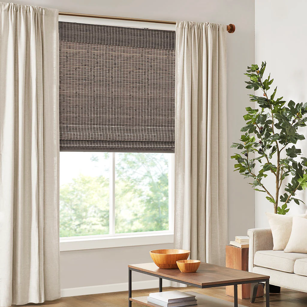 Eastfield Bamboo Light Filtering Roman Shade 64"L - Image 40