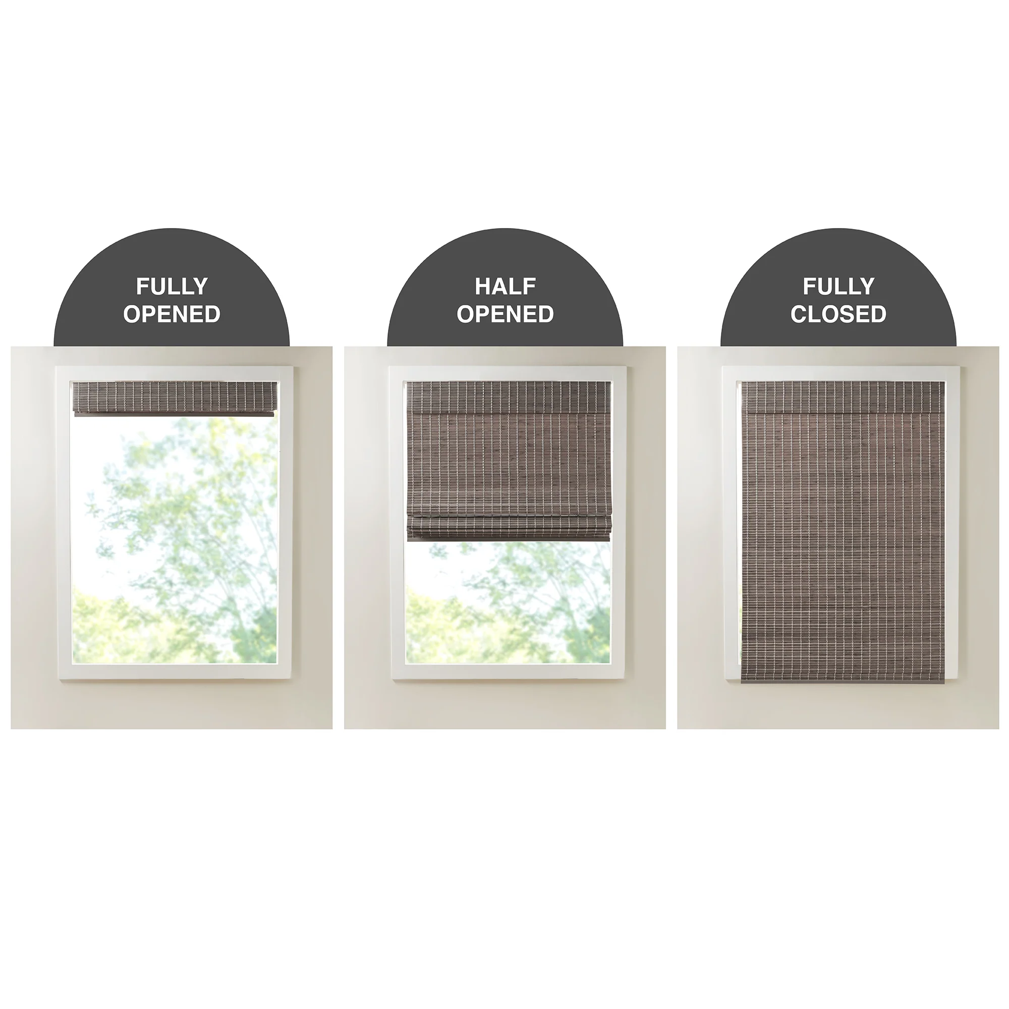 Eastfield Bamboo Light Filtering Roman Shade 64"L - Image 53