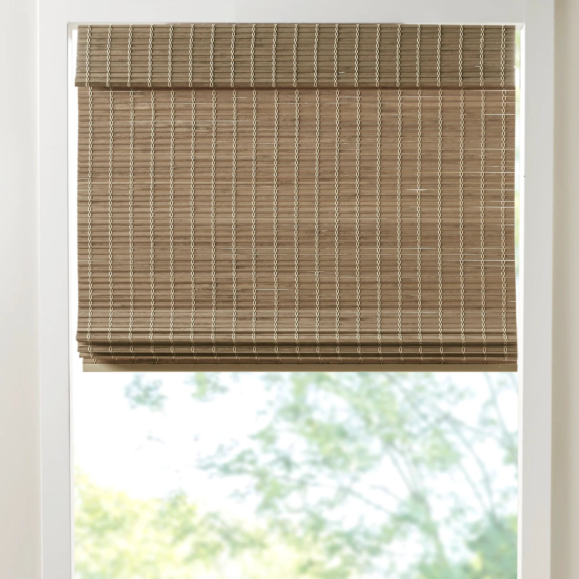 Eastfield Bamboo Light Filtering Roman Shade 64"L - Image 9