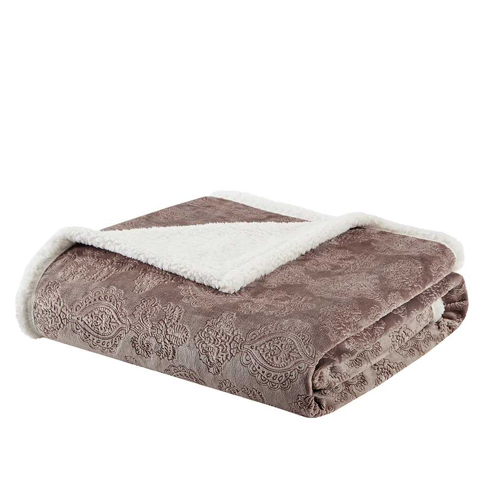 Elma Oversized Textured Plush Throw - Image 7