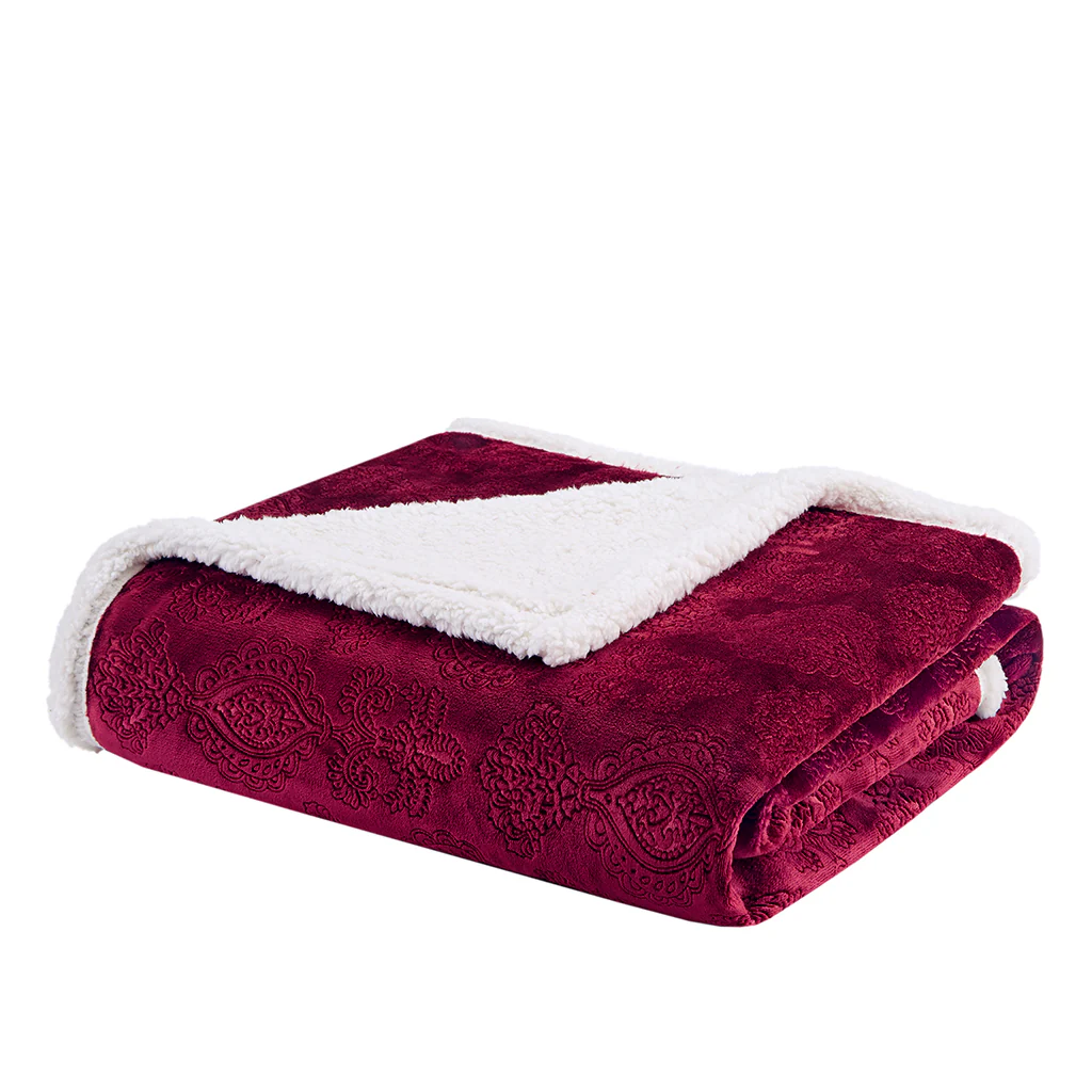 Elma Oversized Textured Plush Throw - Image 9