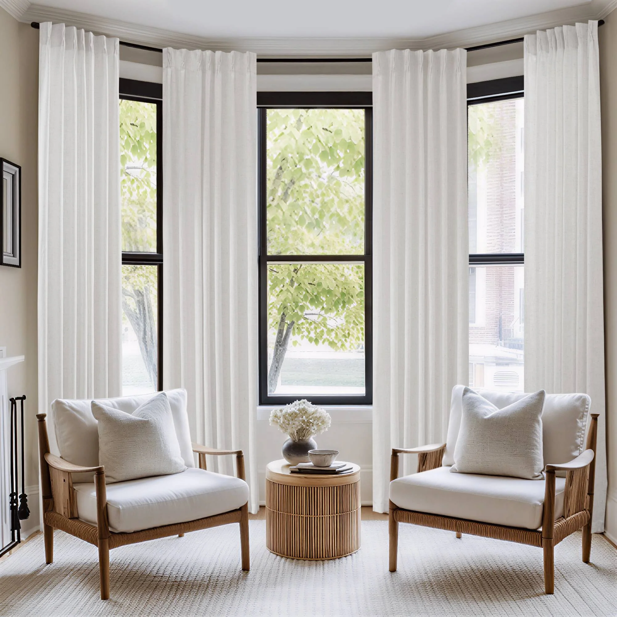 Emery 300gsm Poly Linen with 7 Pinch Pleat per Piece - Image 2