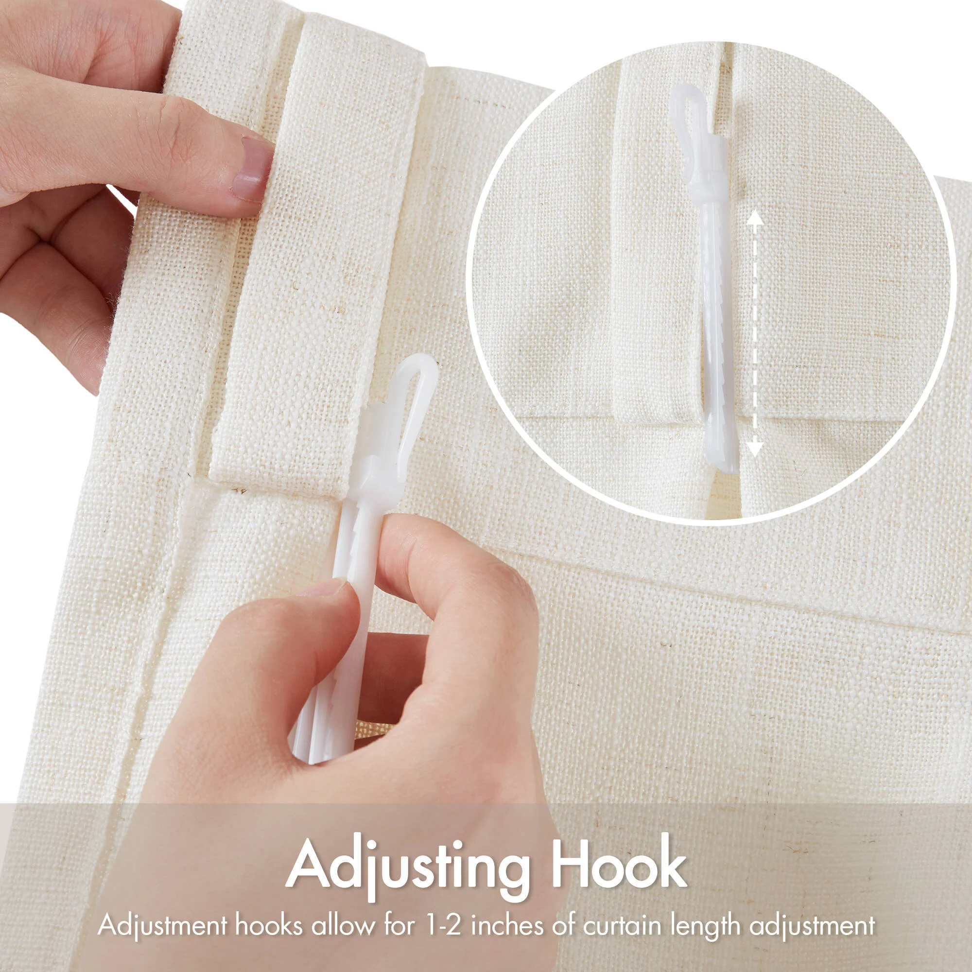Emery 300gsm Poly Linen with 7 Pinch Pleat per Piece - Image 29