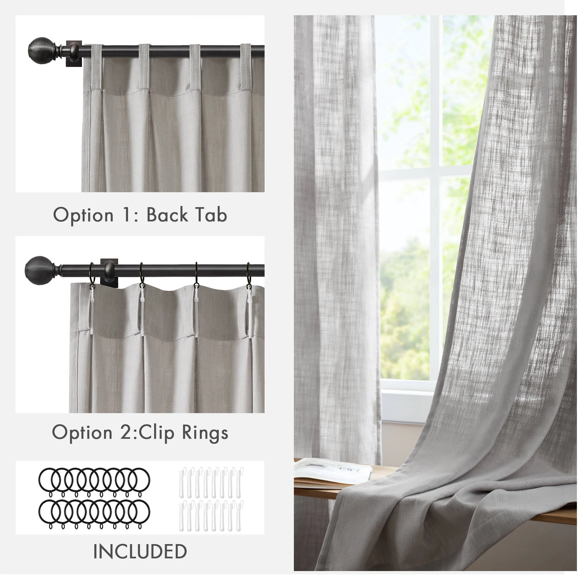 Emery 300gsm Poly Linen with 7 Pinch Pleat per Piece - Image 84