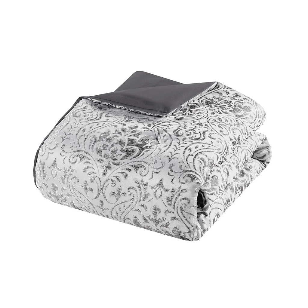 Emilia 12-Piece Jacquard Comforter Set with Bed Sheets - Image 33