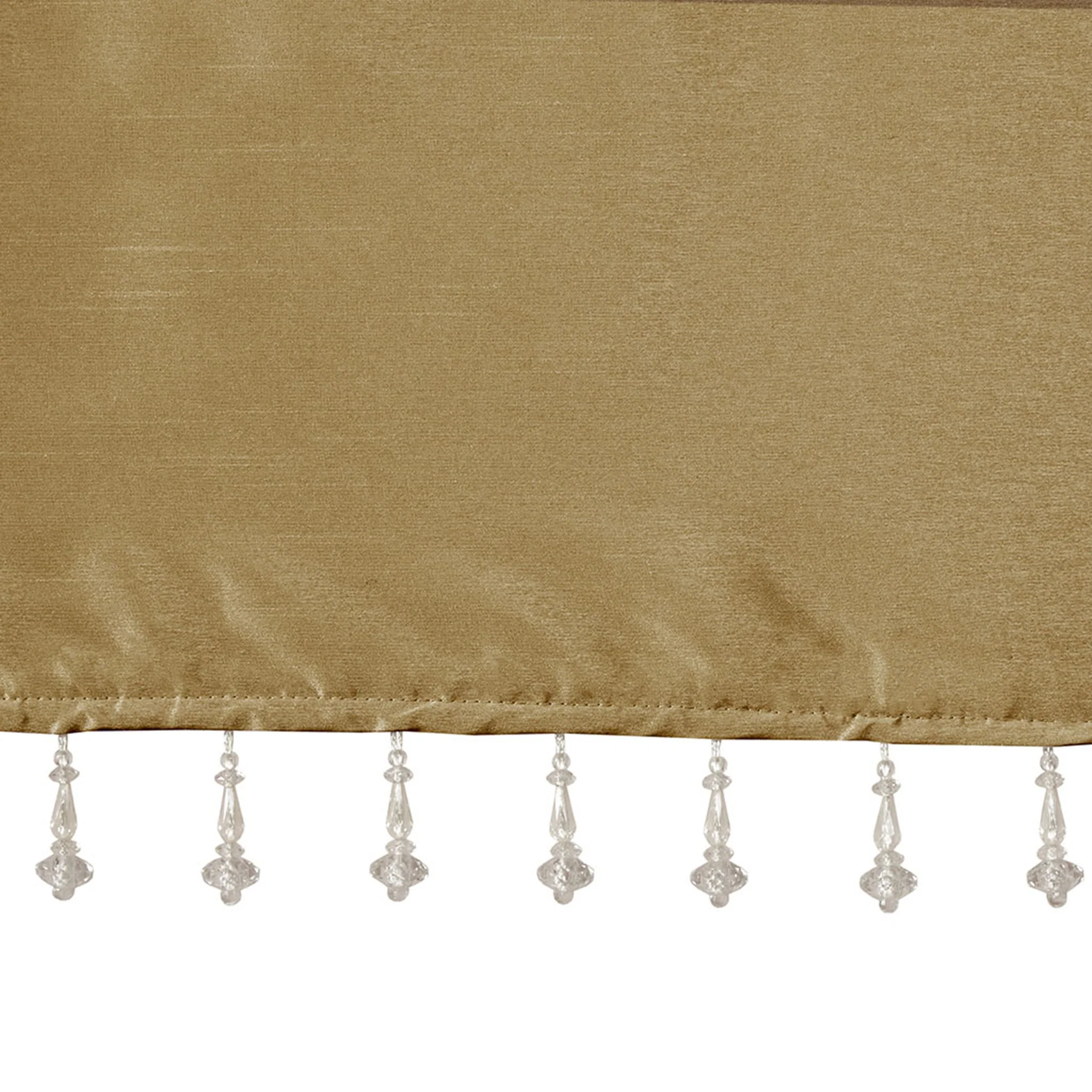 Emilia Lightweight Faux Silk Valance With Beads - Image 36