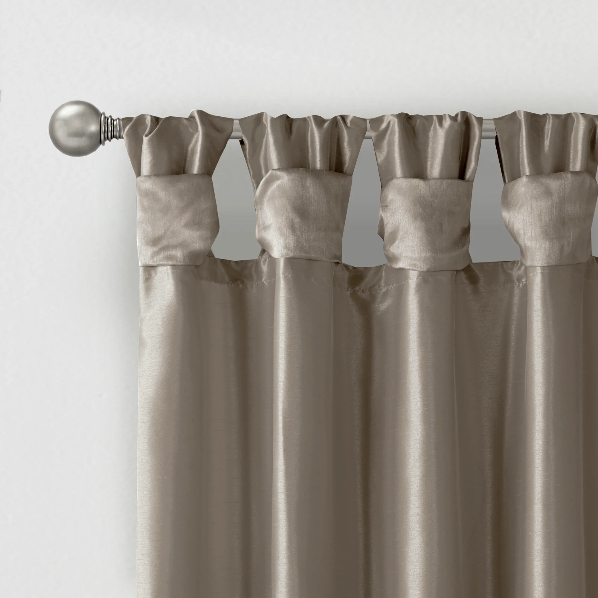 Emilia Twist Tab Lined Window Curtain Panel - Image 27