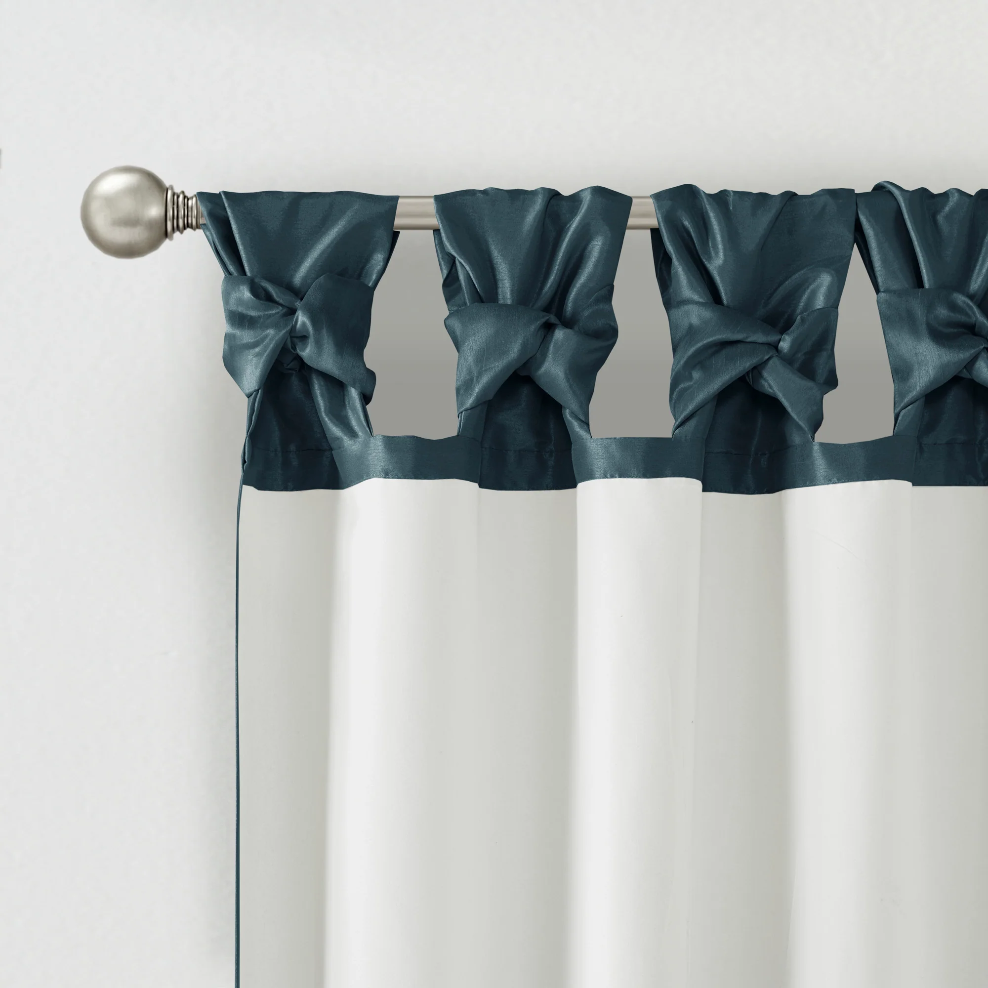 Emilia Twist Tab Lined Window Curtain Panel - Image 58