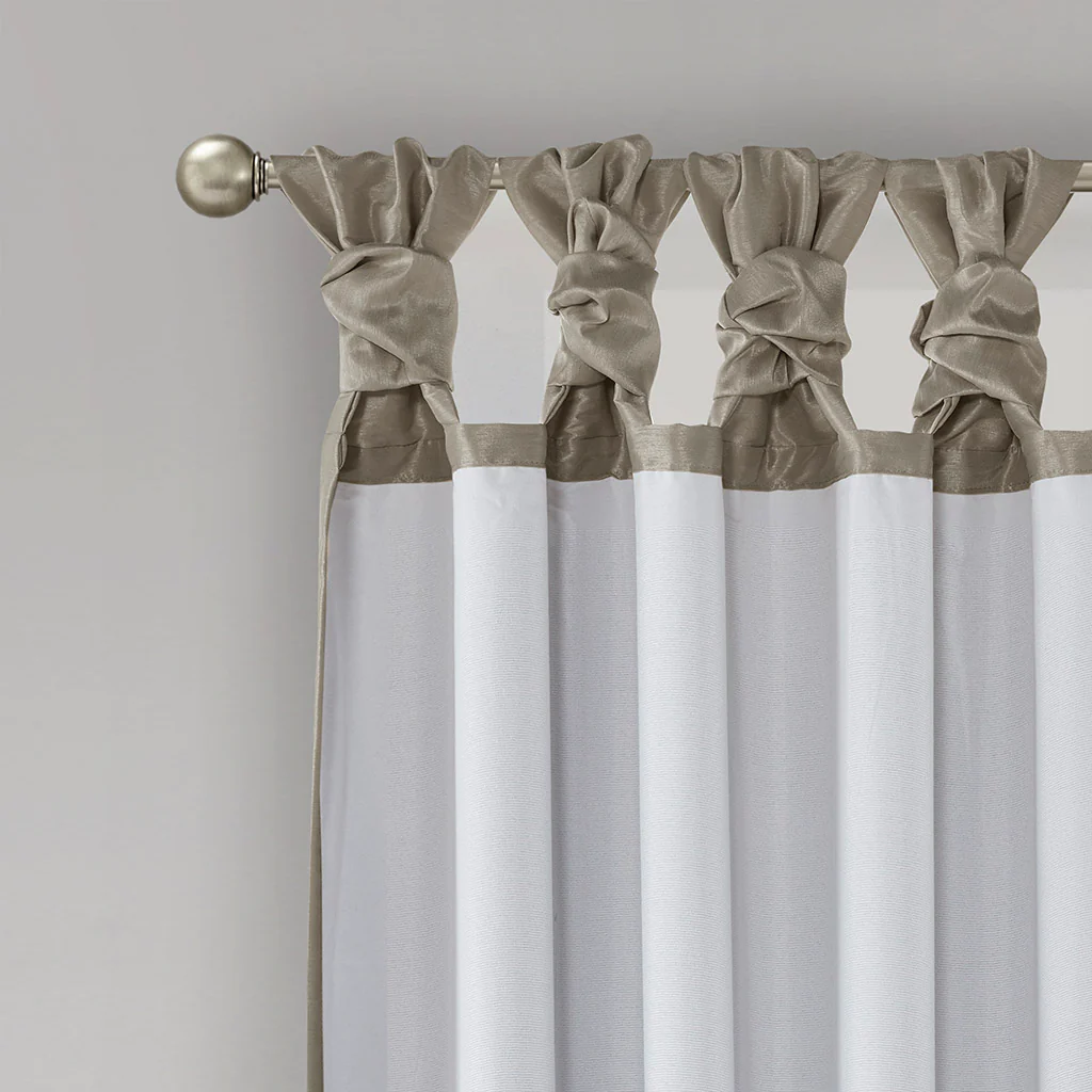 Emilia Twist Tab Total Blackout Window Curtain Panel - Image 20