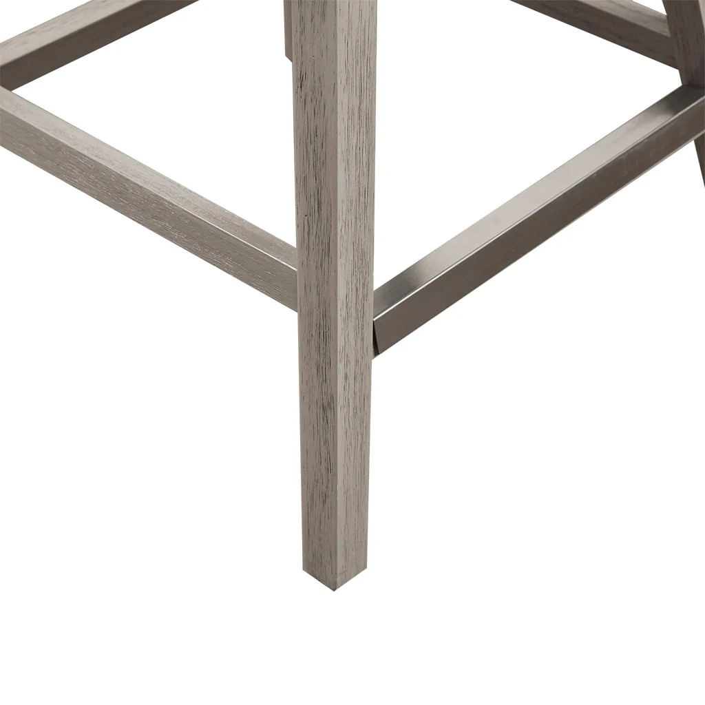 Emmett 360-degree swivel counter stool with nailheads - Image 39