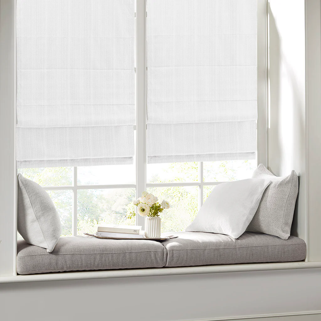Galen Basketweave Room Darkening Cordless Roman Shade - Image 22