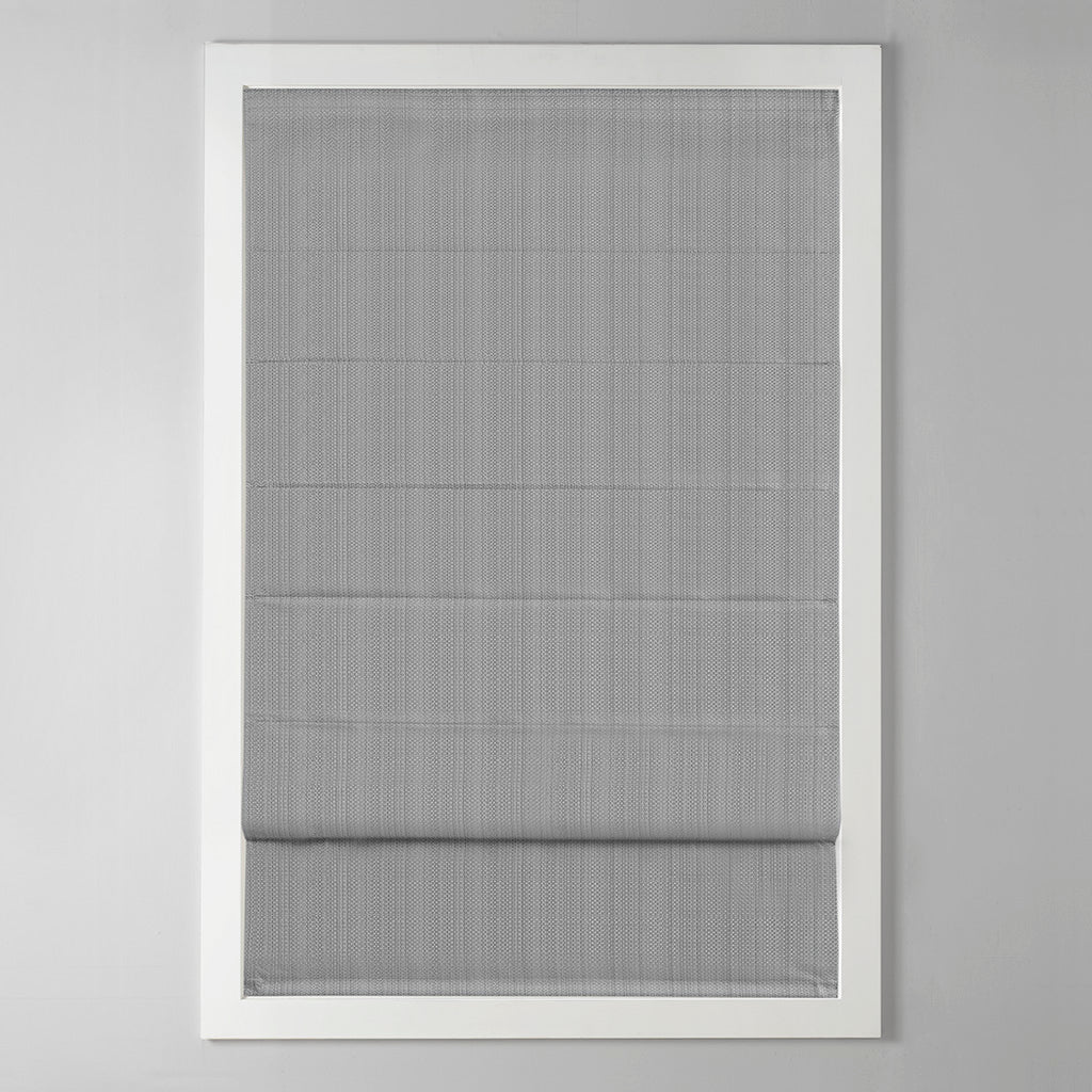Galen Basketweave Room Darkening Cordless Roman Shade - Image 41