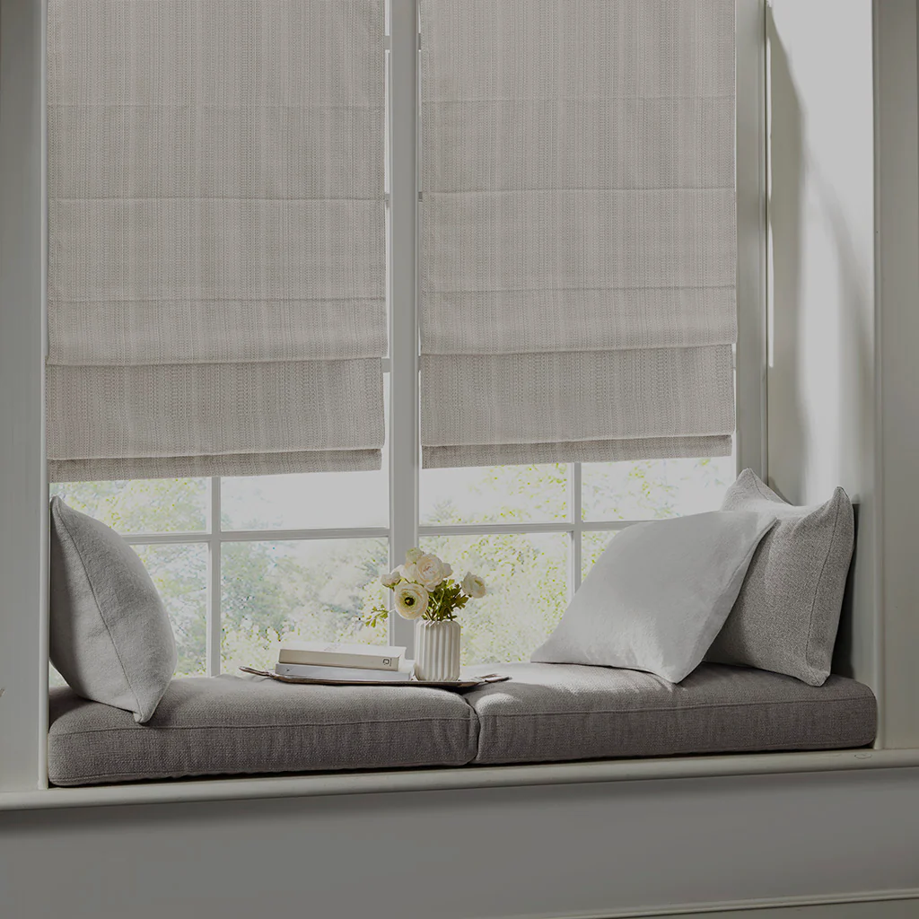 Galen Basketweave Room Darkening Cordless Roman Shade - Image 61