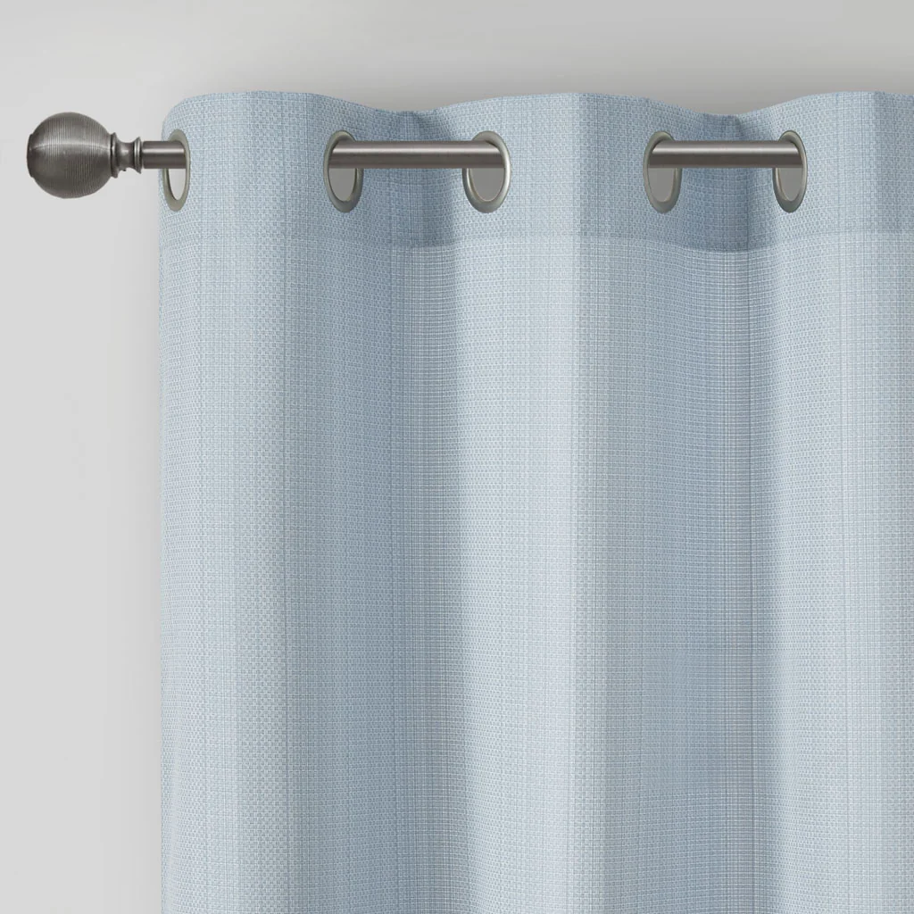 Galen Basketweave Room Darkening Curtain Panel Pair - Image 17