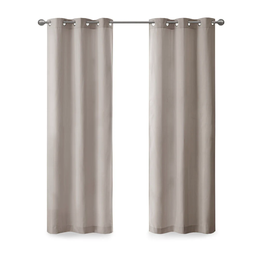 Galen Basketweave Room Darkening Curtain Panel Pair - Image 7