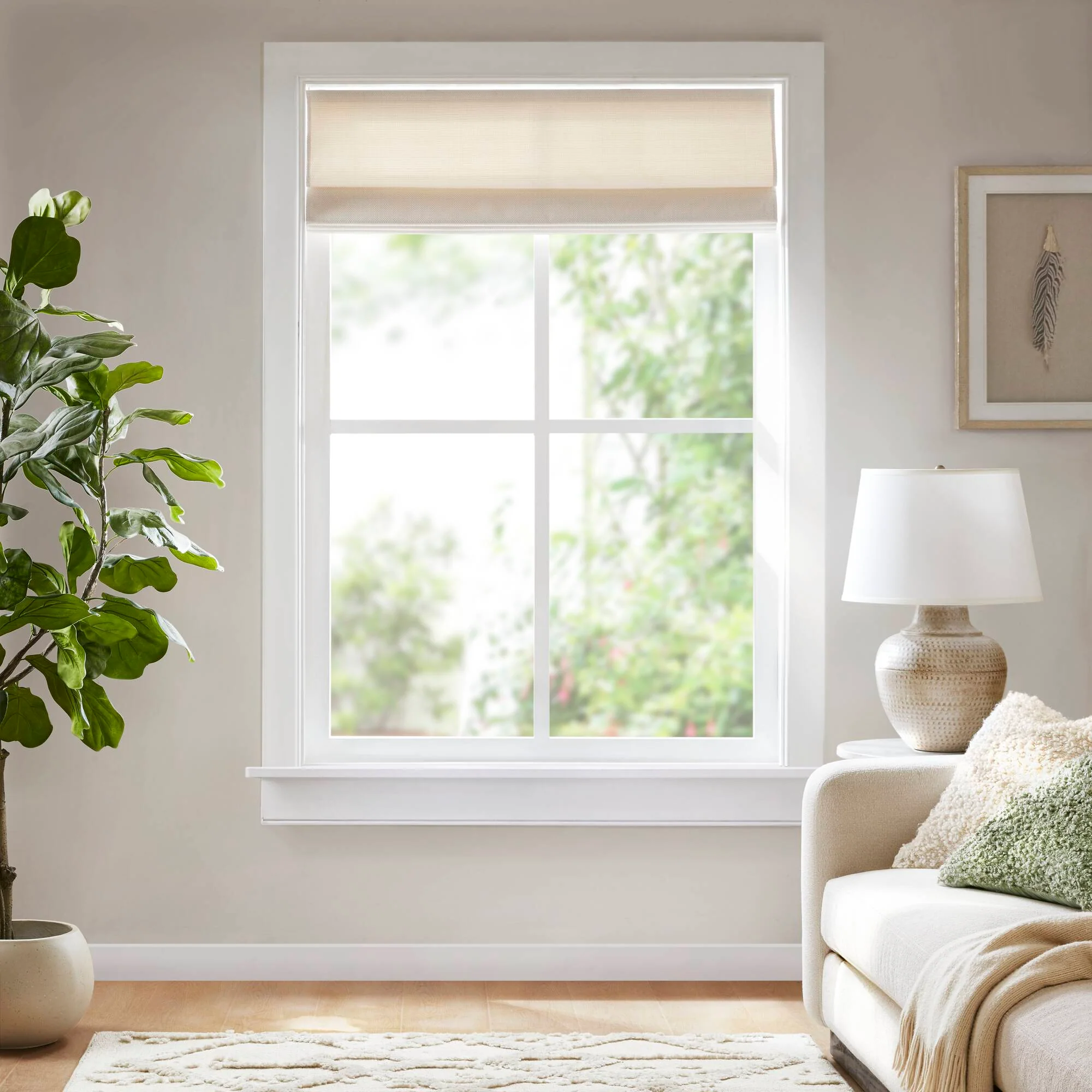 Galen Matte Cordless Roman Blind  Galen Matte fabric - Image 2