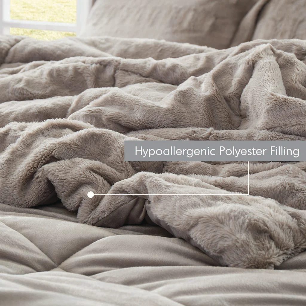 Gia Back Print Long Fur Comforter Mini Set - Image 46