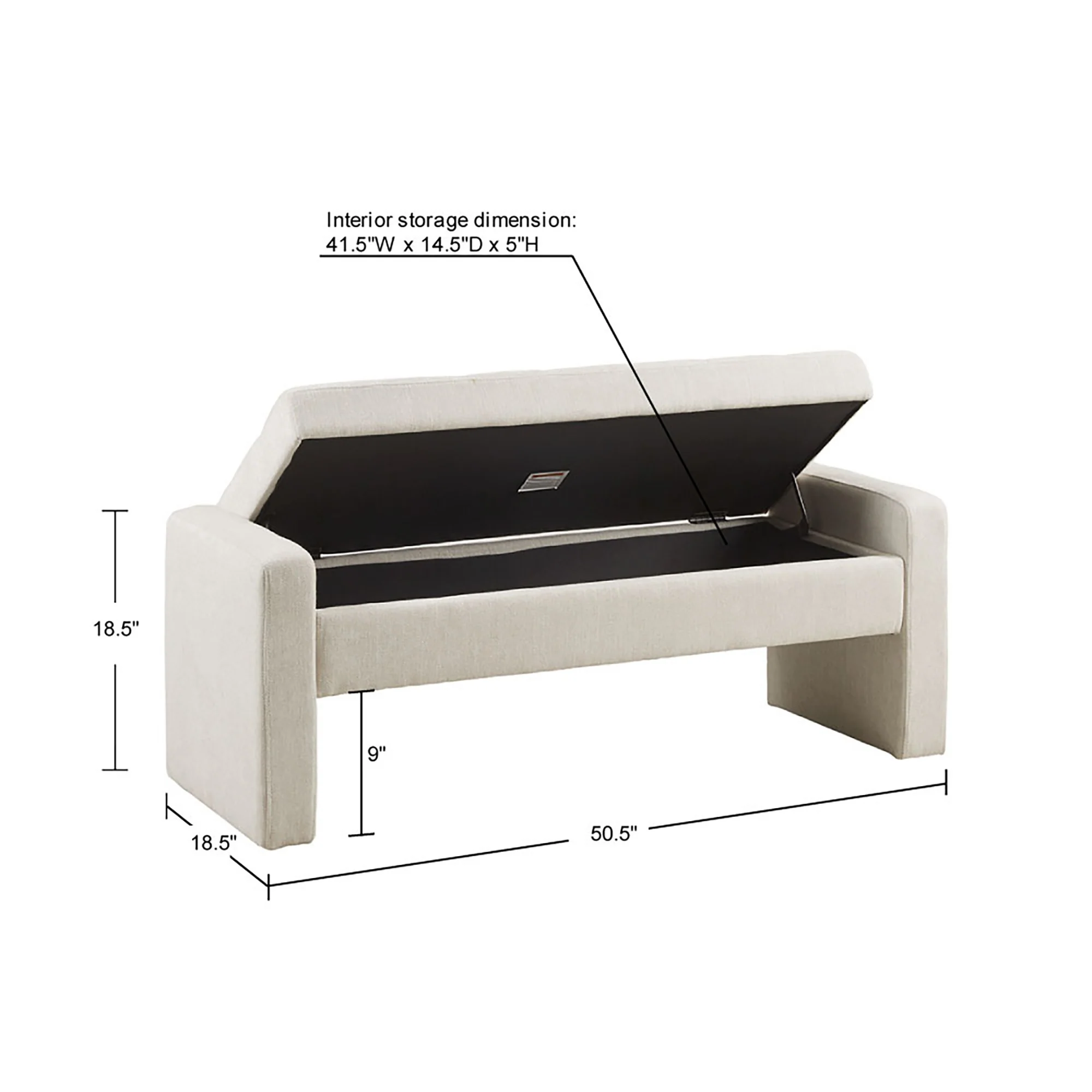 Gillian Soft Close Storage Bench - Image 8