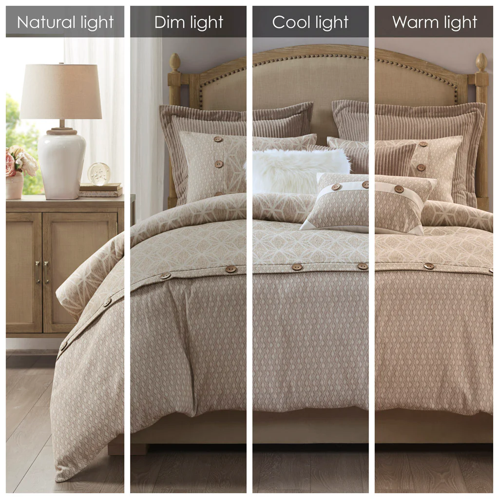 Grace 9-Piece Geometric Oversized Jacquard Comforter Set - Image 19