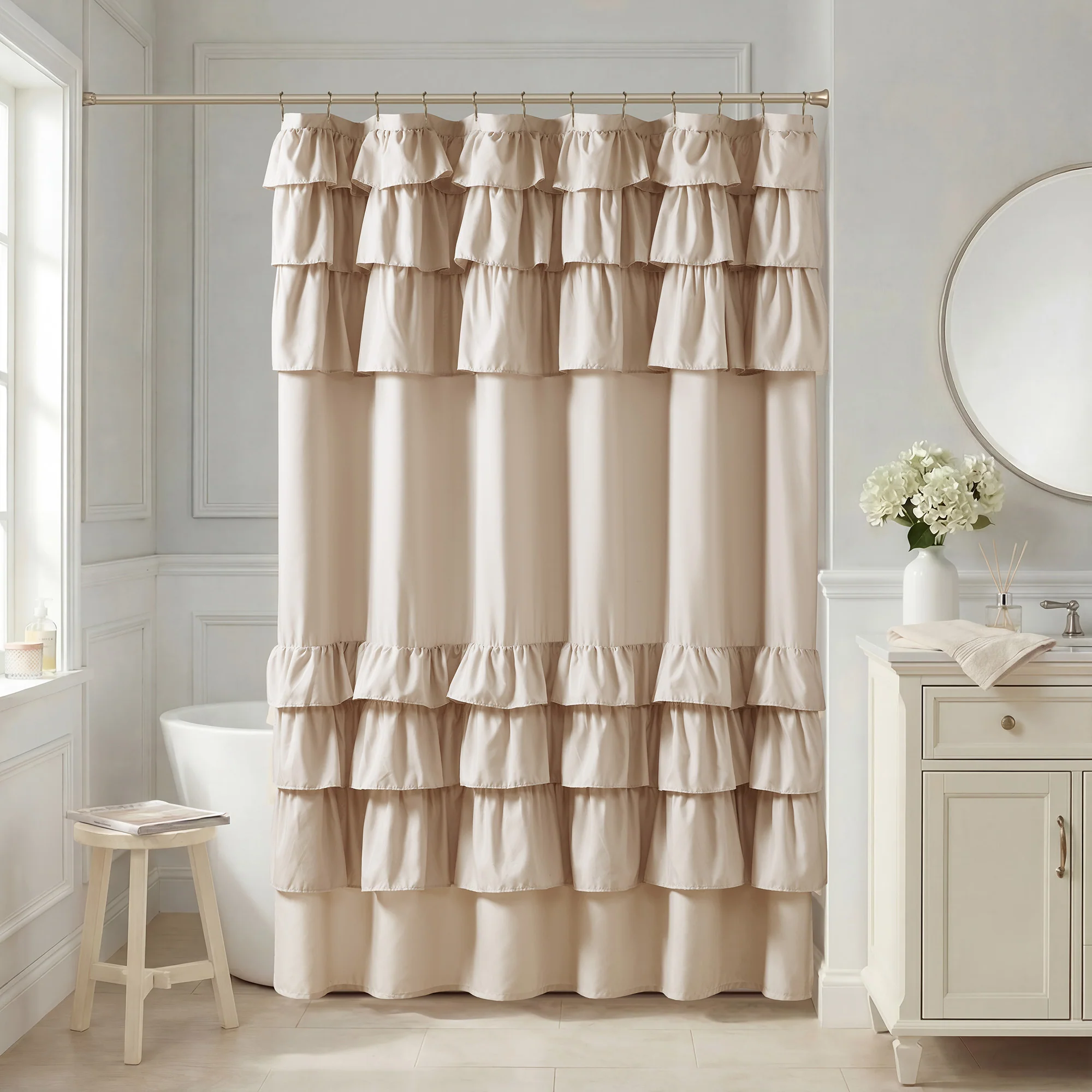 Grace Ruffled Shower Curtain - Image 15