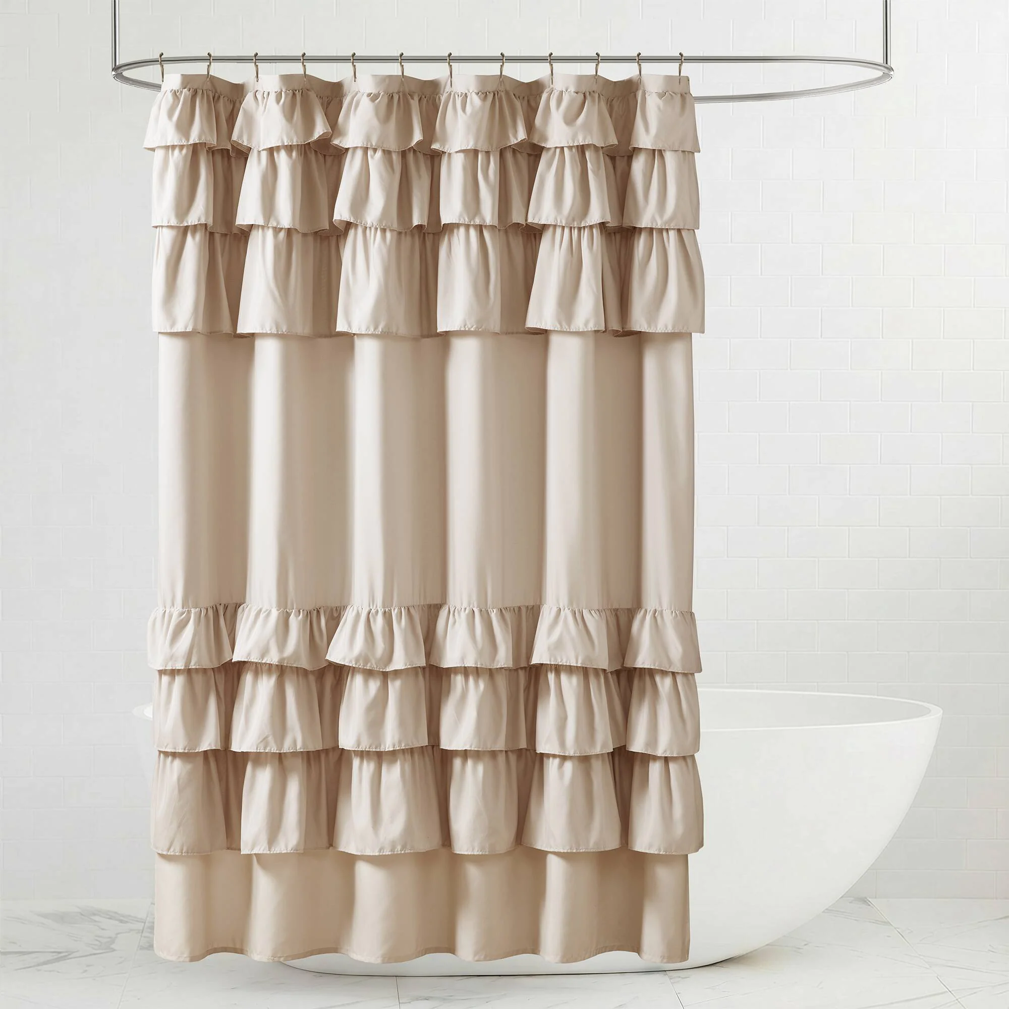 Grace Ruffled Shower Curtain - Image 19