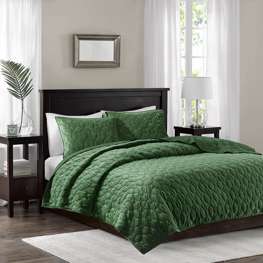 Harper 3-Piece Velvet Quilt Set - Image 53