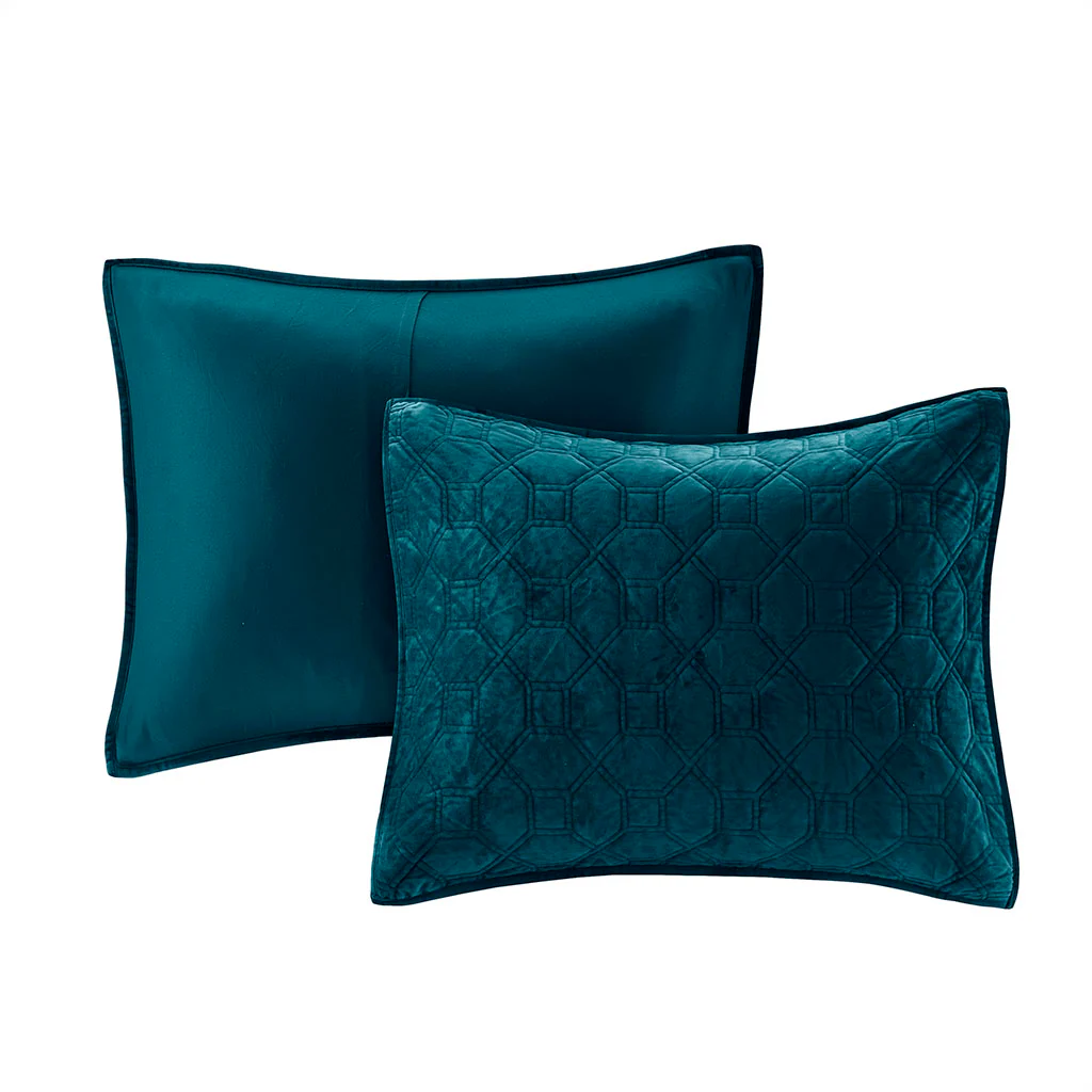 Harper 3-Piece Velvet Quilt Set - Image 55