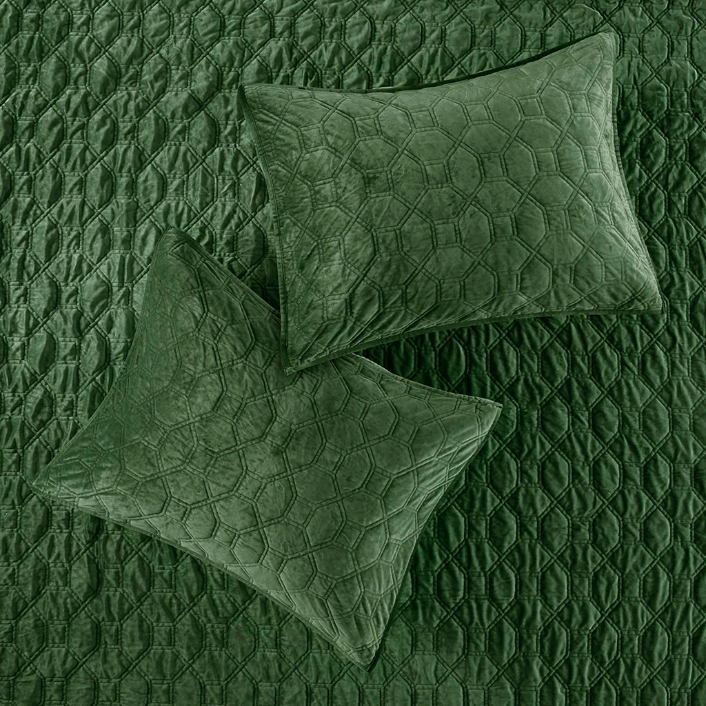 Harper 3-Piece Velvet Quilt Set - Image 67
