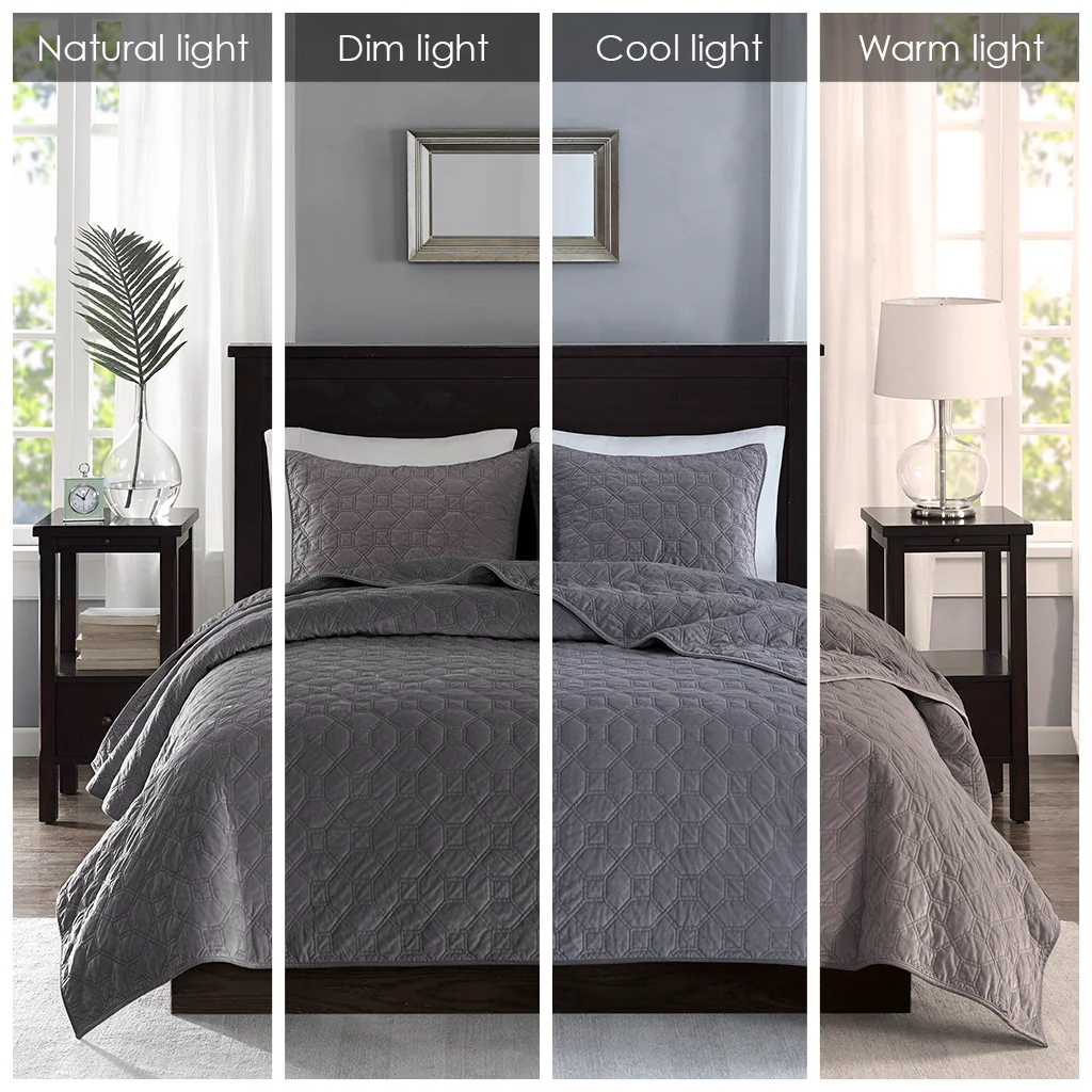 Harper 3-Piece Velvet Quilt Set - Image 95