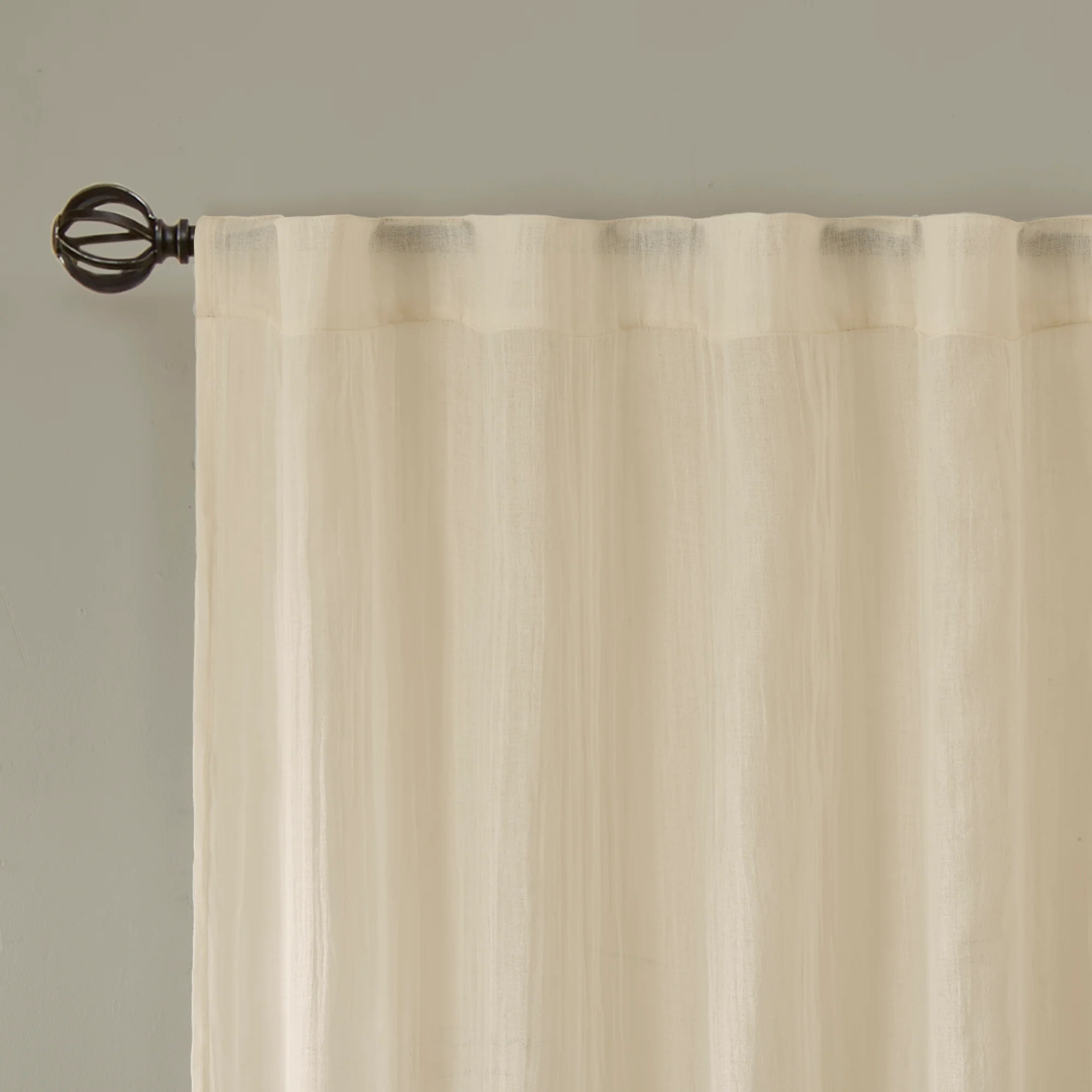 Harper Solid Crushed Curtain Panel Pair - Image 18